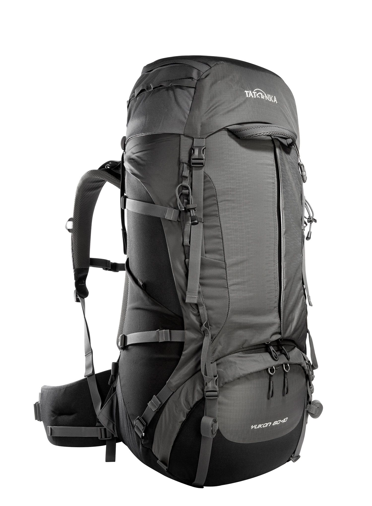 Trekový batoh Tatonka Yukon 60+10 - titan grey/black 