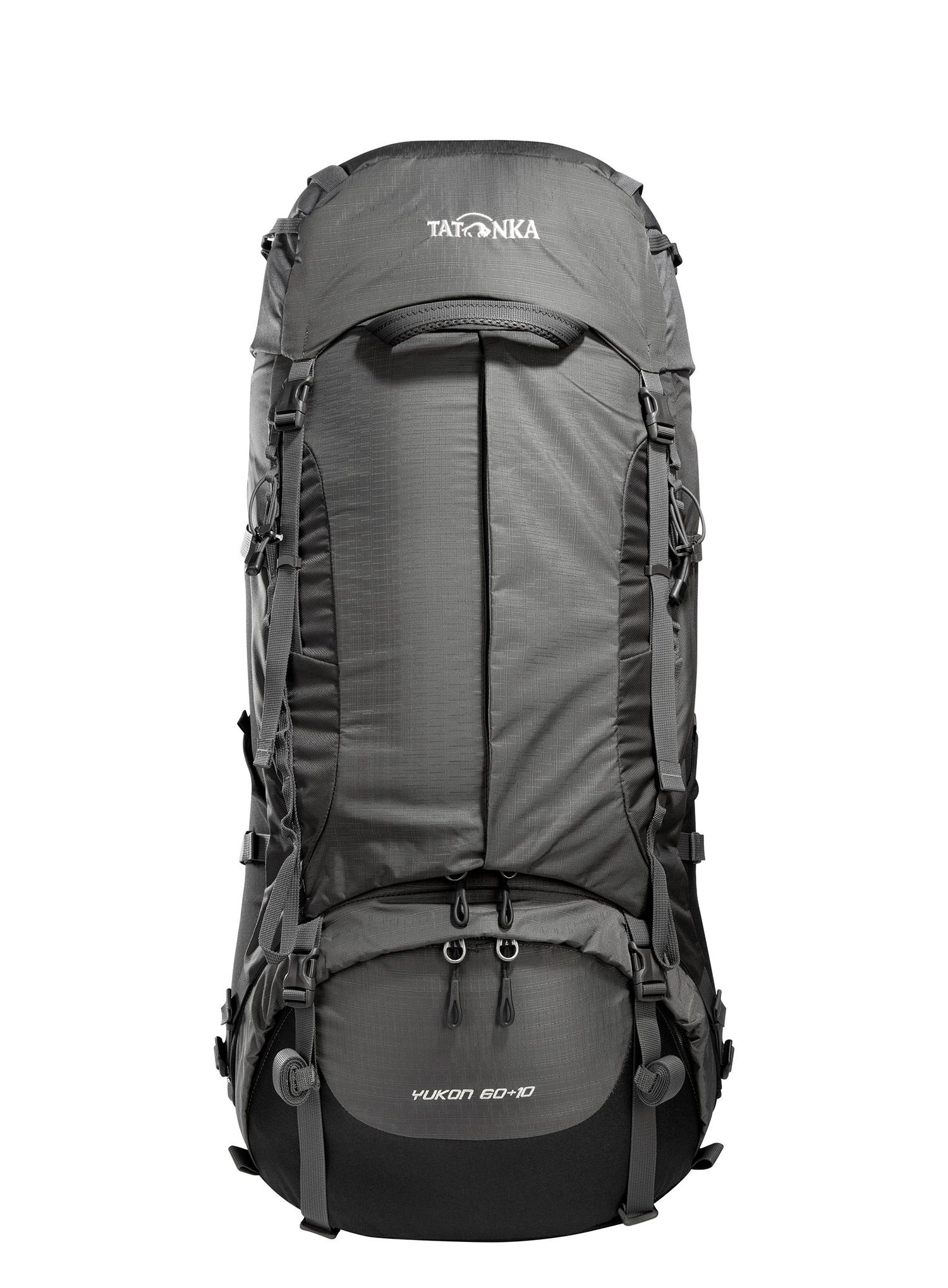 Trekový batoh Tatonka Yukon 60+10 - titan grey/black 