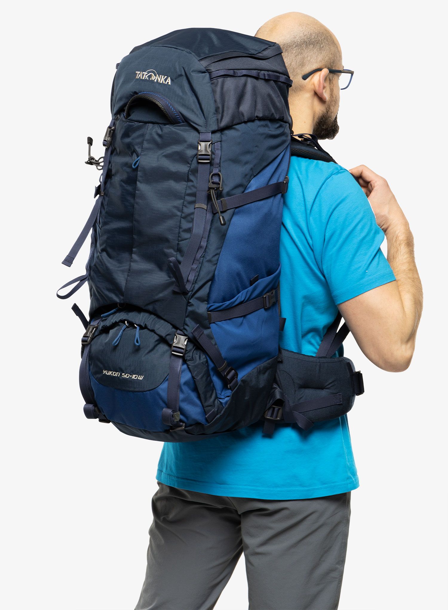 Dámský trekový batoh Tatonka Yukon 50+10 - navy/darker blue