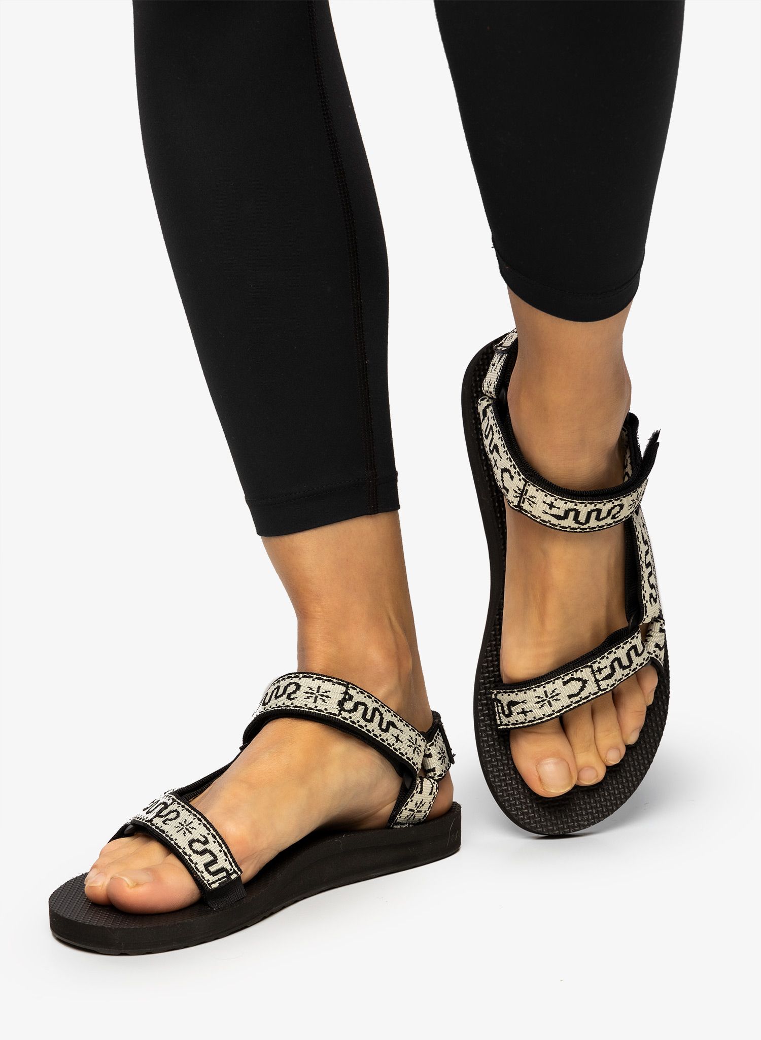 Dámské sandály Teva Original Universal - bandana white/black