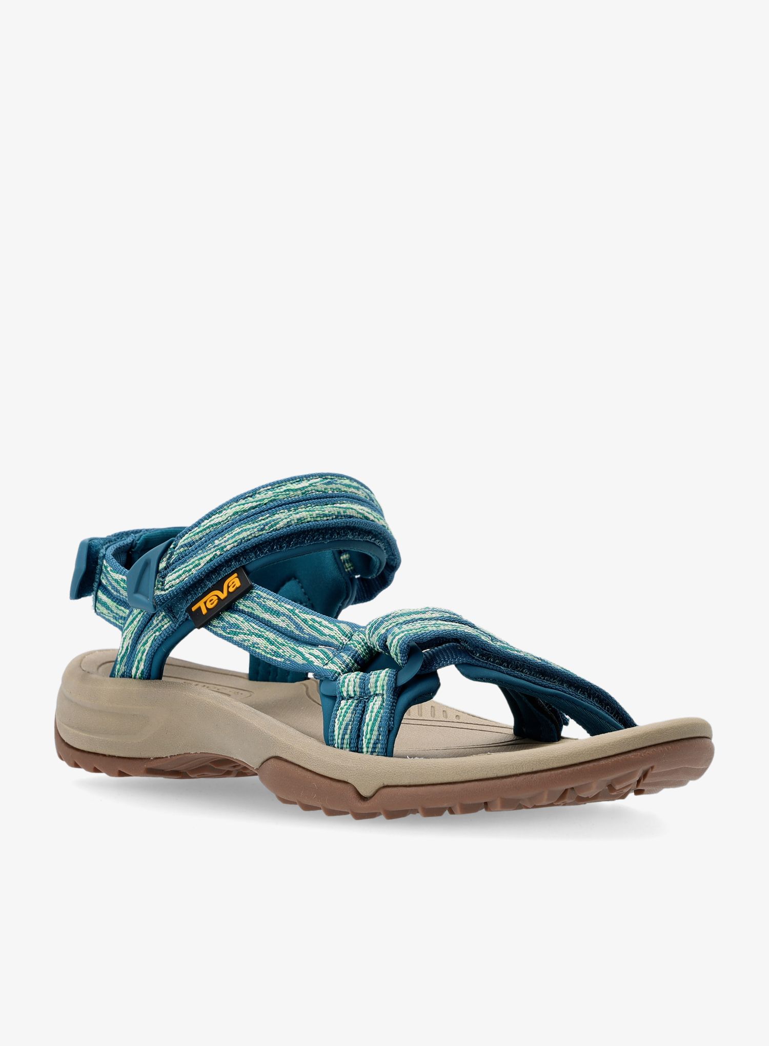 Dámské turistické sandály Teva Terra Fi Lite - waves cadmium green