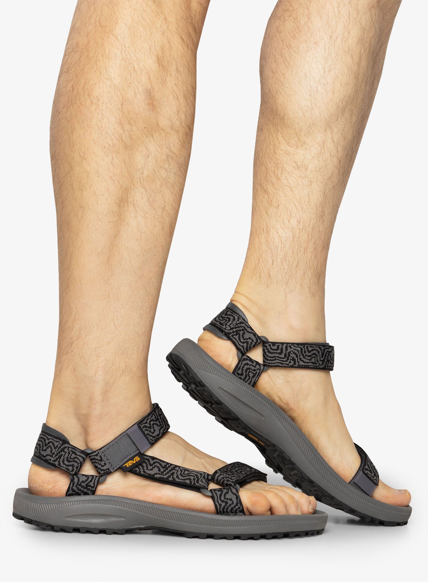 Turistické sandály Teva Winsted - layered rock black/grey