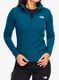 Fleece mikina dámská The North Face 100 Glacier 1/4 Zip - midnight petrol