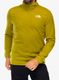 Fleece mikina The North Face 100 Glacier 1/4 Zip - sulphur moss