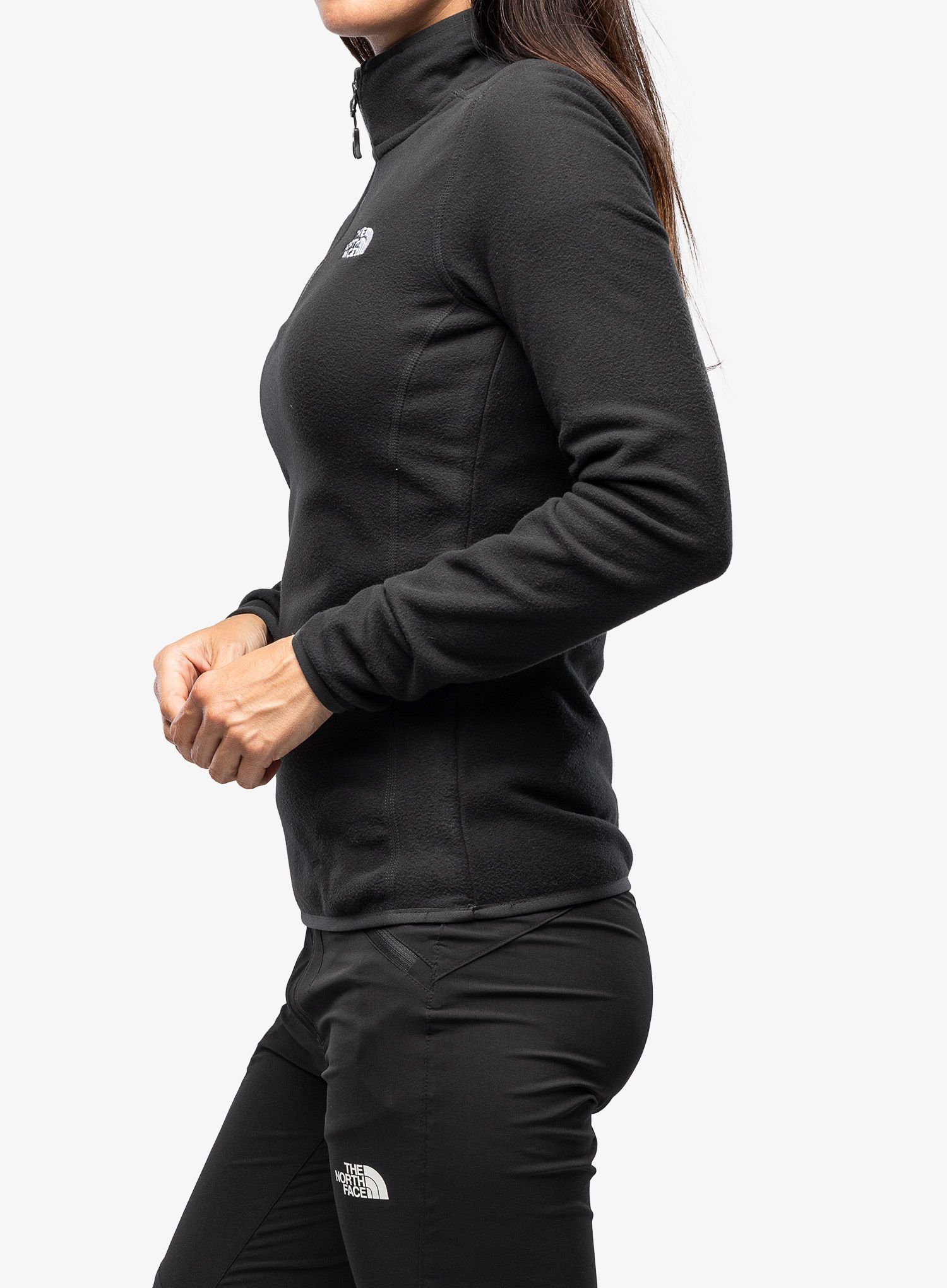 Mikina dámská The North Face 100 Glacier 1/4 Zip - tnf black
