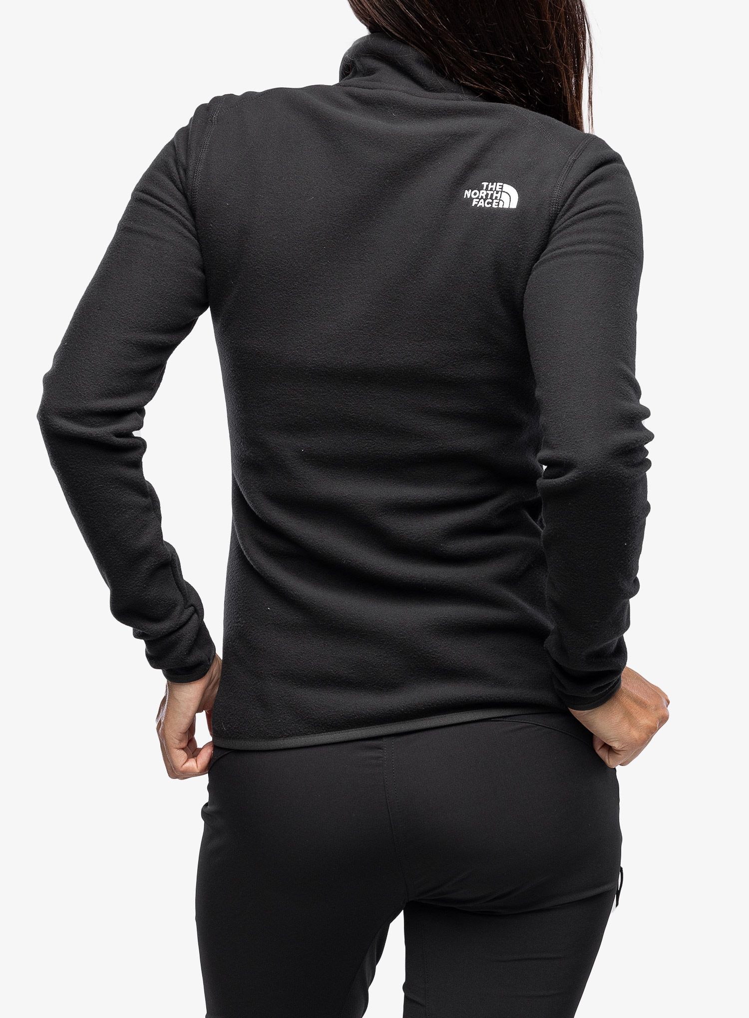 Mikina dámská The North Face 100 Glacier 1/4 Zip - tnf black