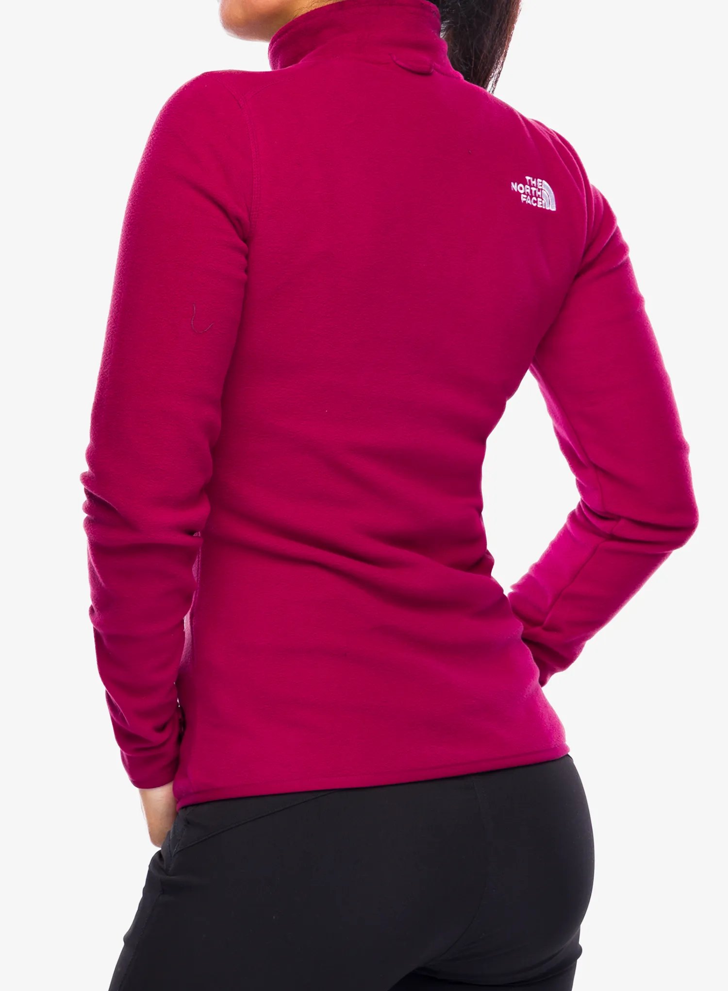 Fleece mikina dámská The North Face 100 Glacier FZ - beetroot