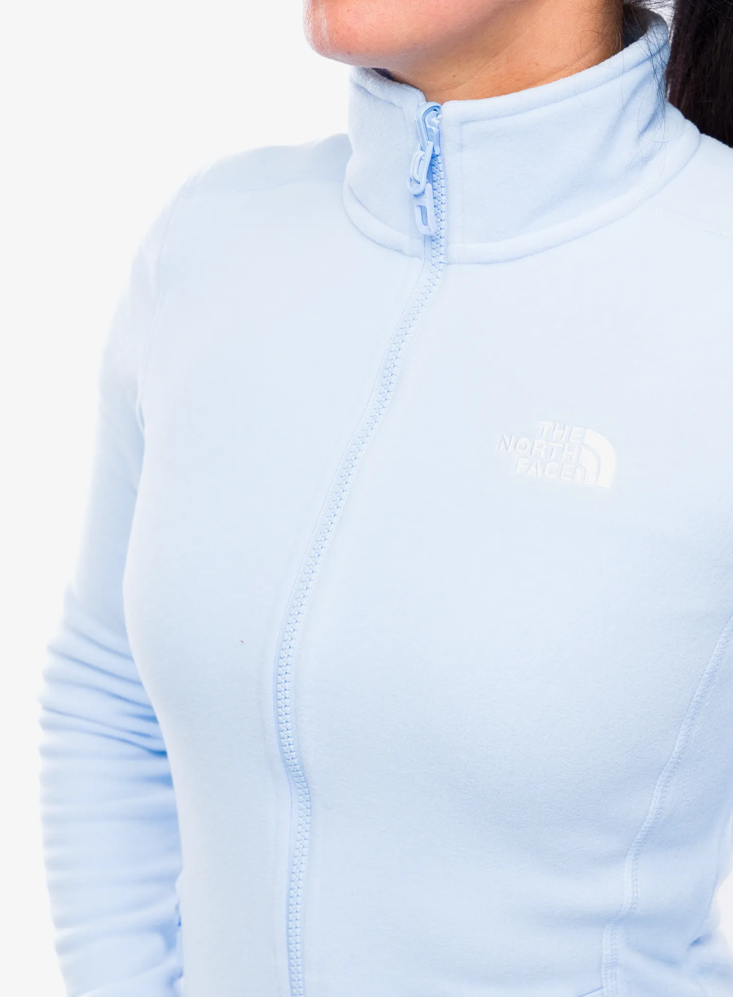 Fleece mikina dámská The North Face 100 Glacier FZ - cornflower