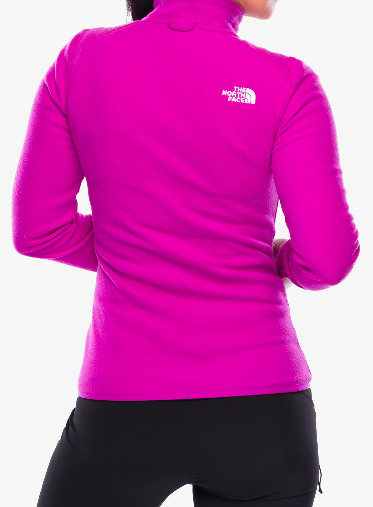Fleece mikina dámská The North Face 100 Glacier FZ - deep mulberry