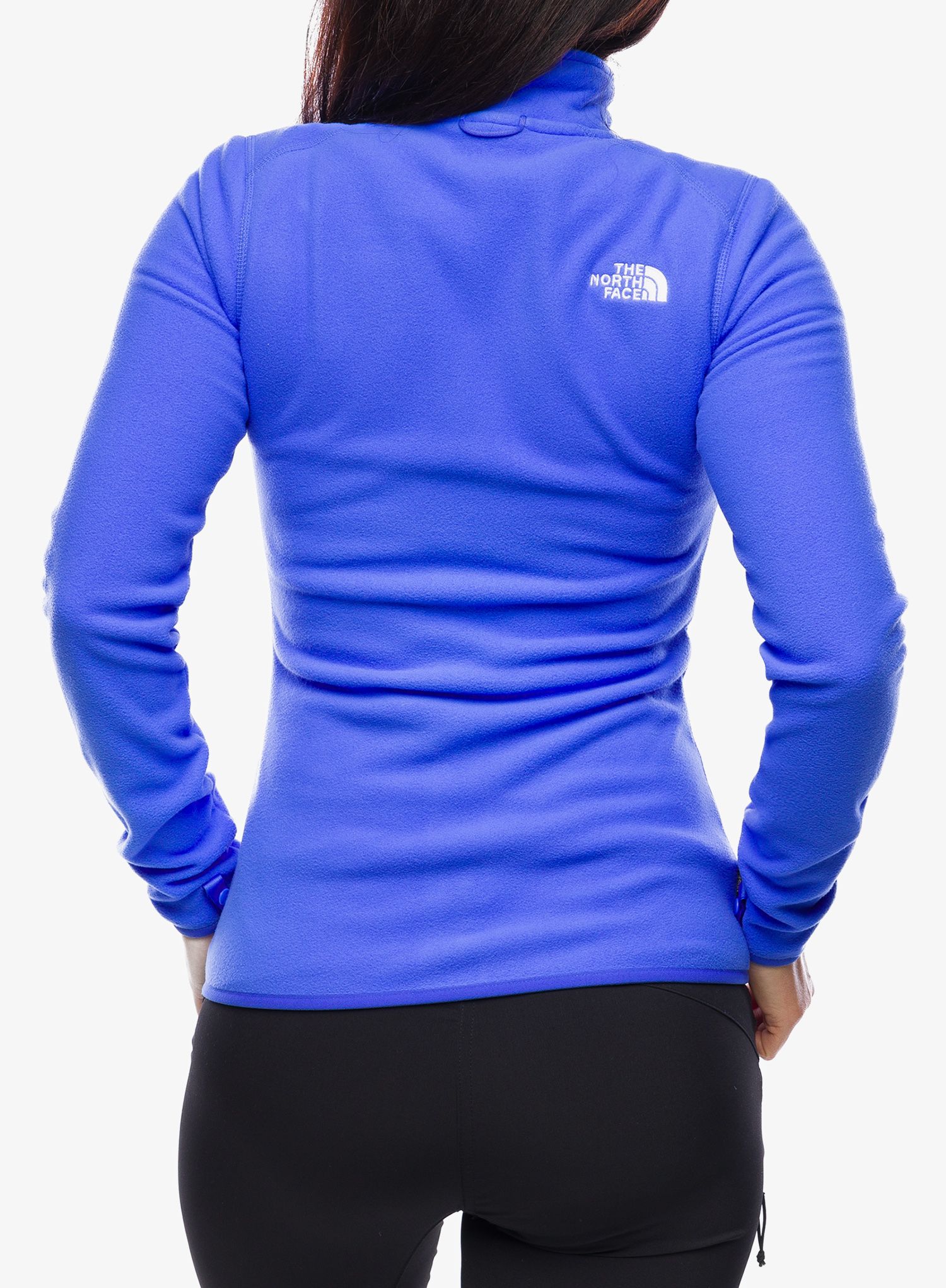 Fleece mikina dámská The North Face 100 Glacier FZ - solar blue