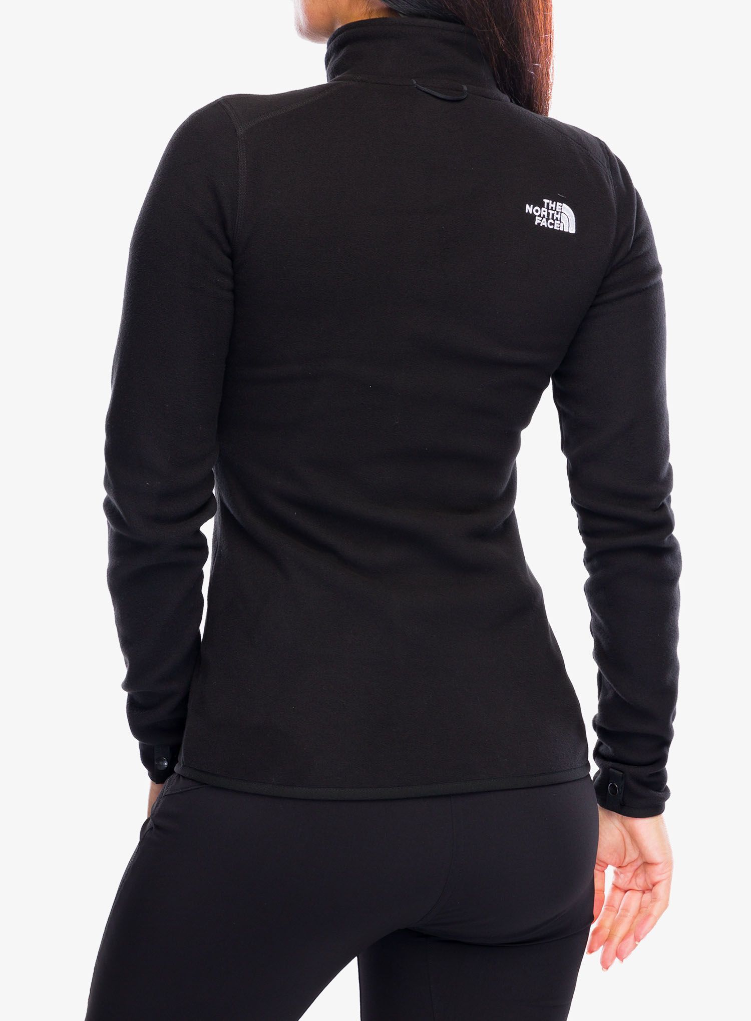 Fleece mikina dámská The North Face 100 Glacier FZ - tnf black