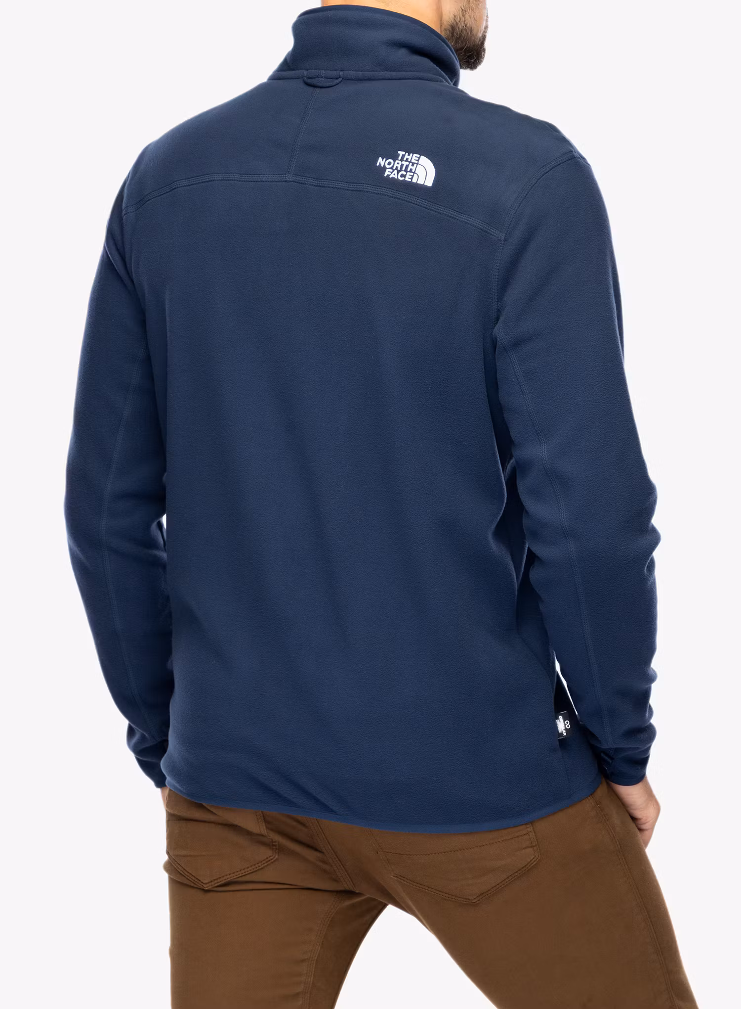 Pánská mikina The North Face 100 Glacier Full Zip - summit navy