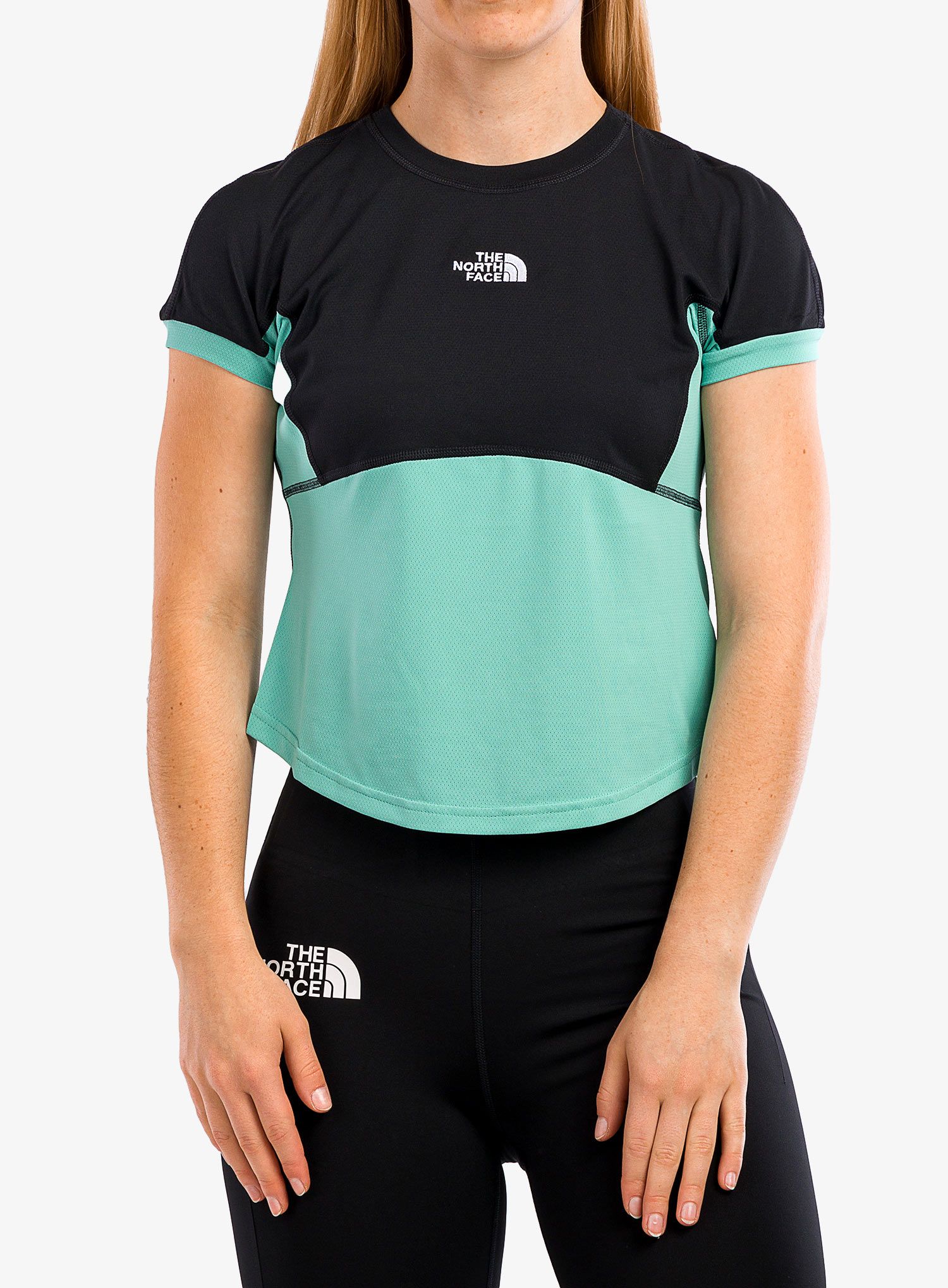 Pánské rychleschnoucí tričko The North Face AO Circular Tee - wasabi/black