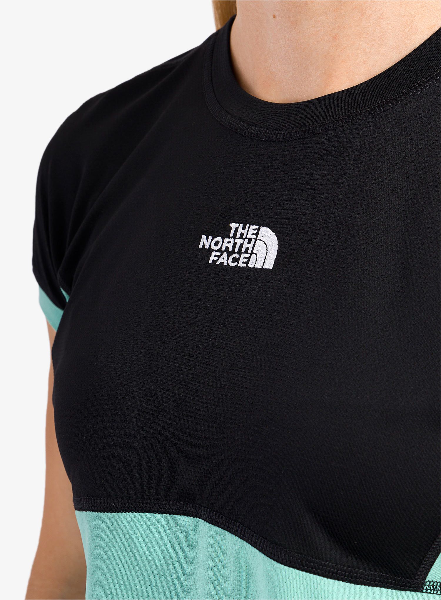 Pánské rychleschnoucí tričko The North Face AO Circular Tee - wasabi/black
