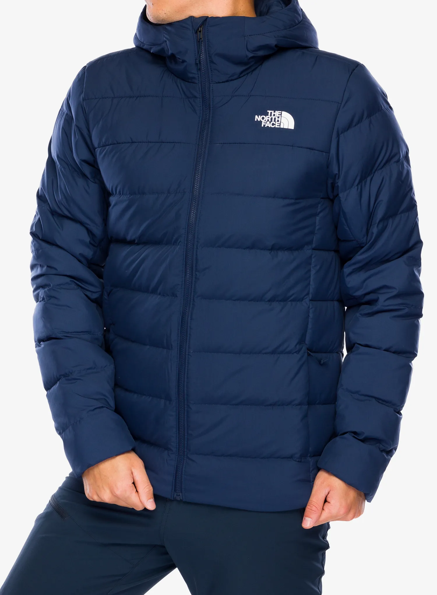 Péřová bunda The North Face Aconcagua 3 Hoodie - summit navy