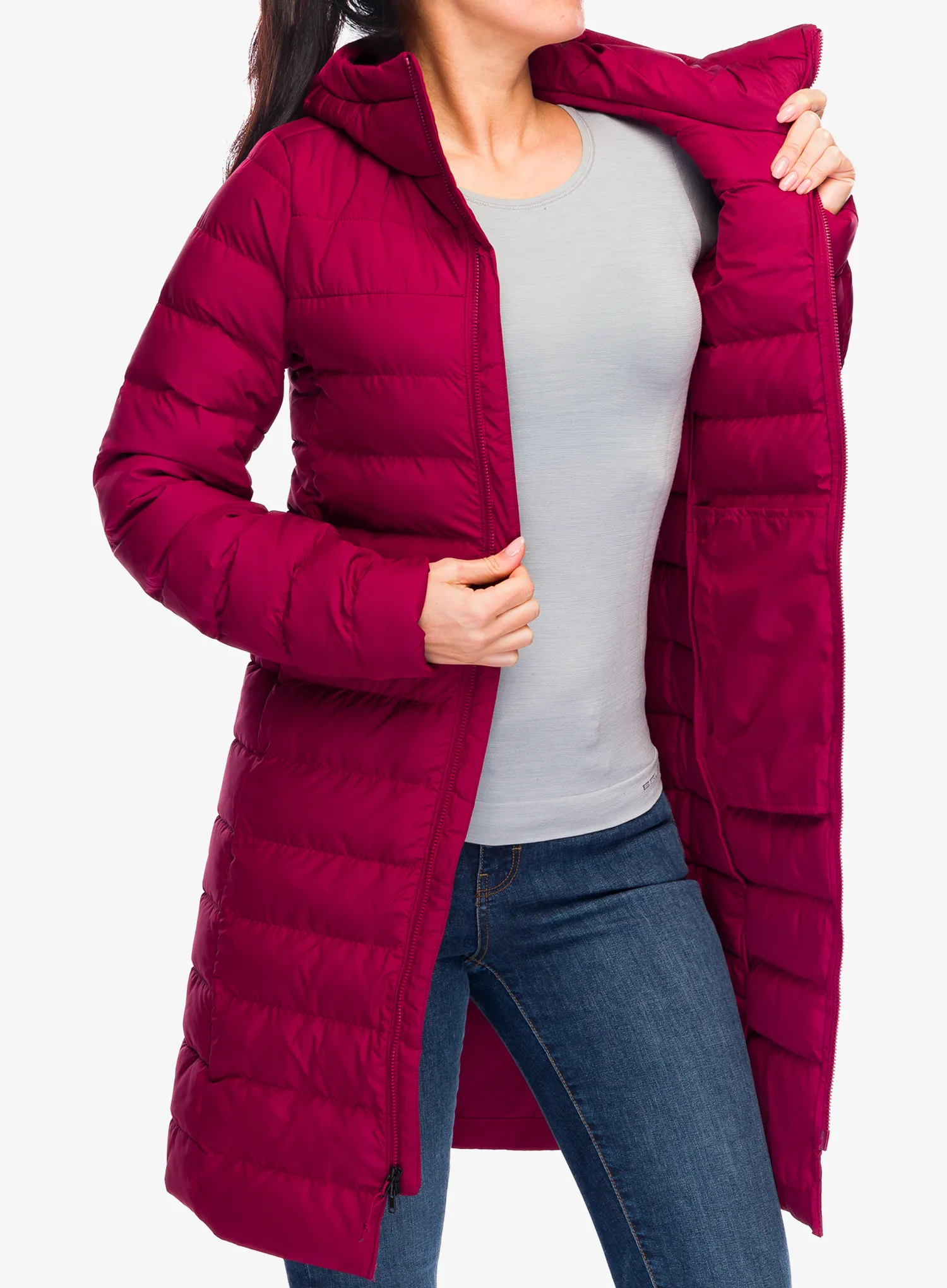 Dámská zimní parka The North Face Aconcagua Parka - beetroot