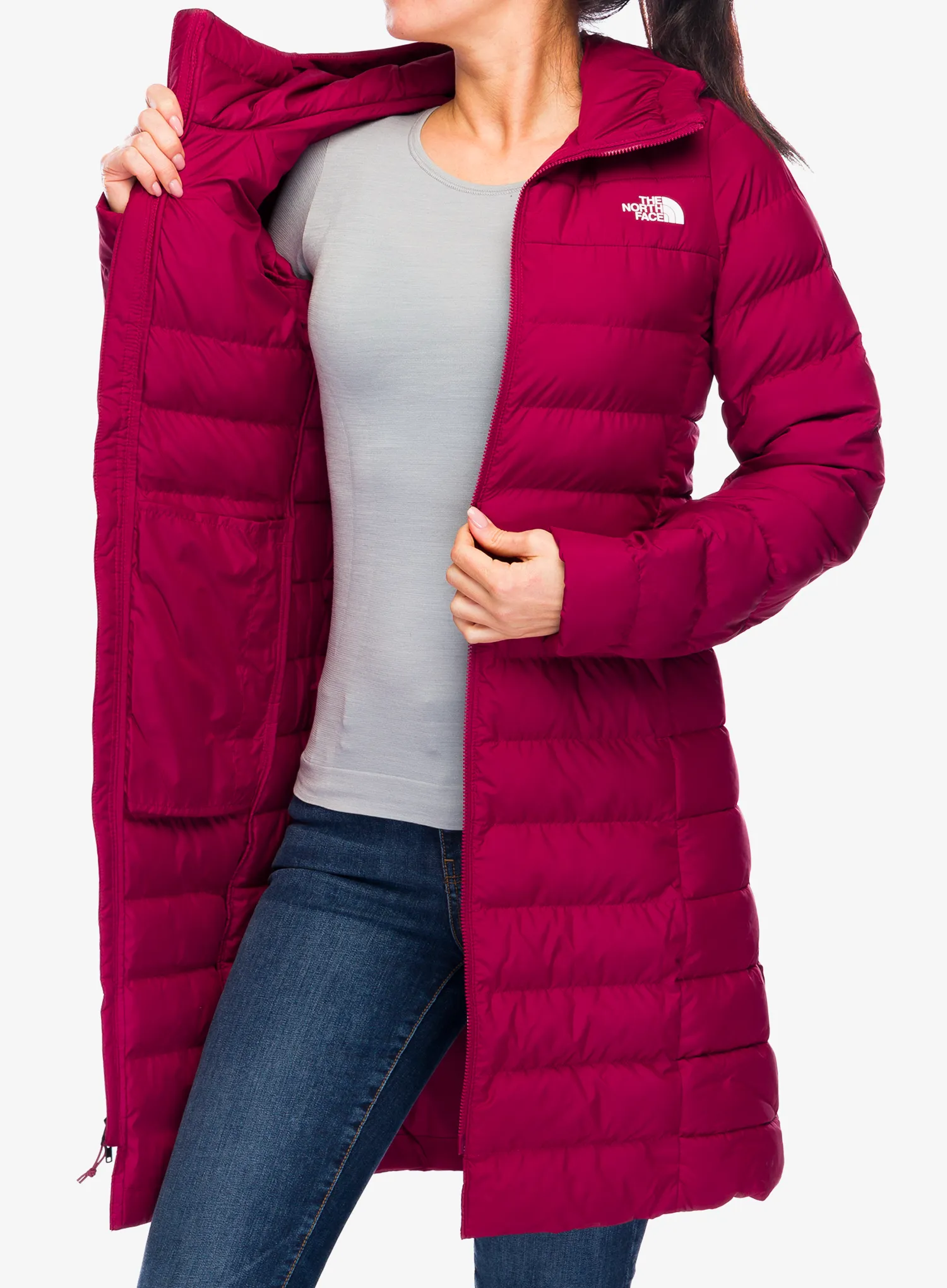 Dámská zimní parka The North Face Aconcagua Parka - beetroot