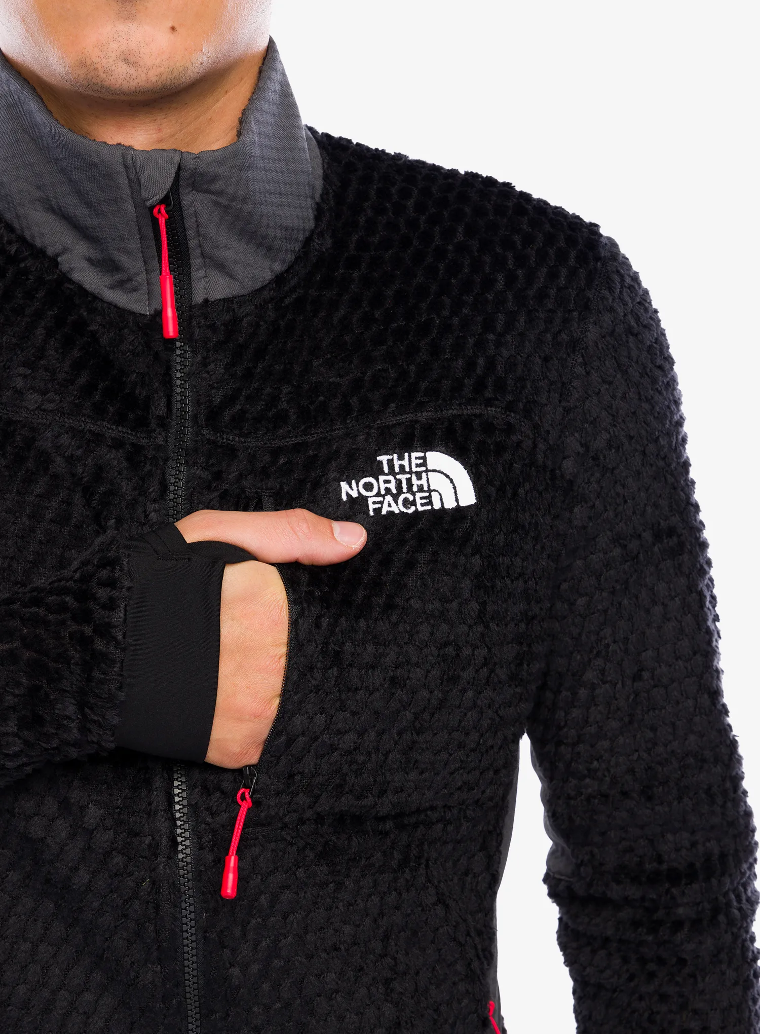 Fleece mikina The North Face Alpedge High Loft Jacket - tnf black/anthracite grey