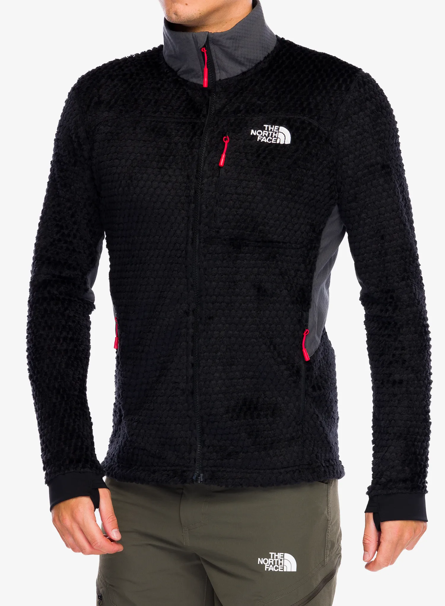 Fleece mikina The North Face Alpedge High Loft Jacket - tnf black/anthracite grey