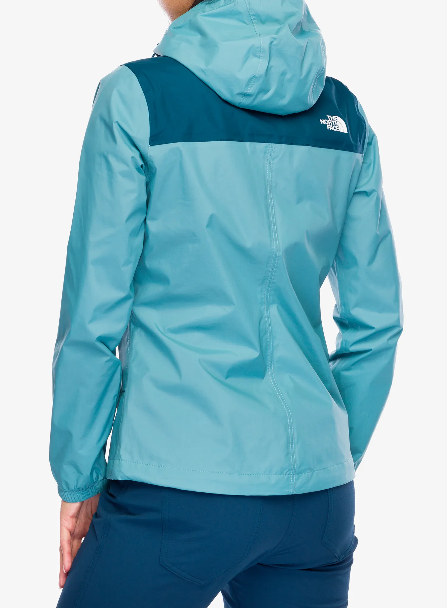 Dámská bunda do deště The North Face Antora Jacket - algae blue/midnight petrol