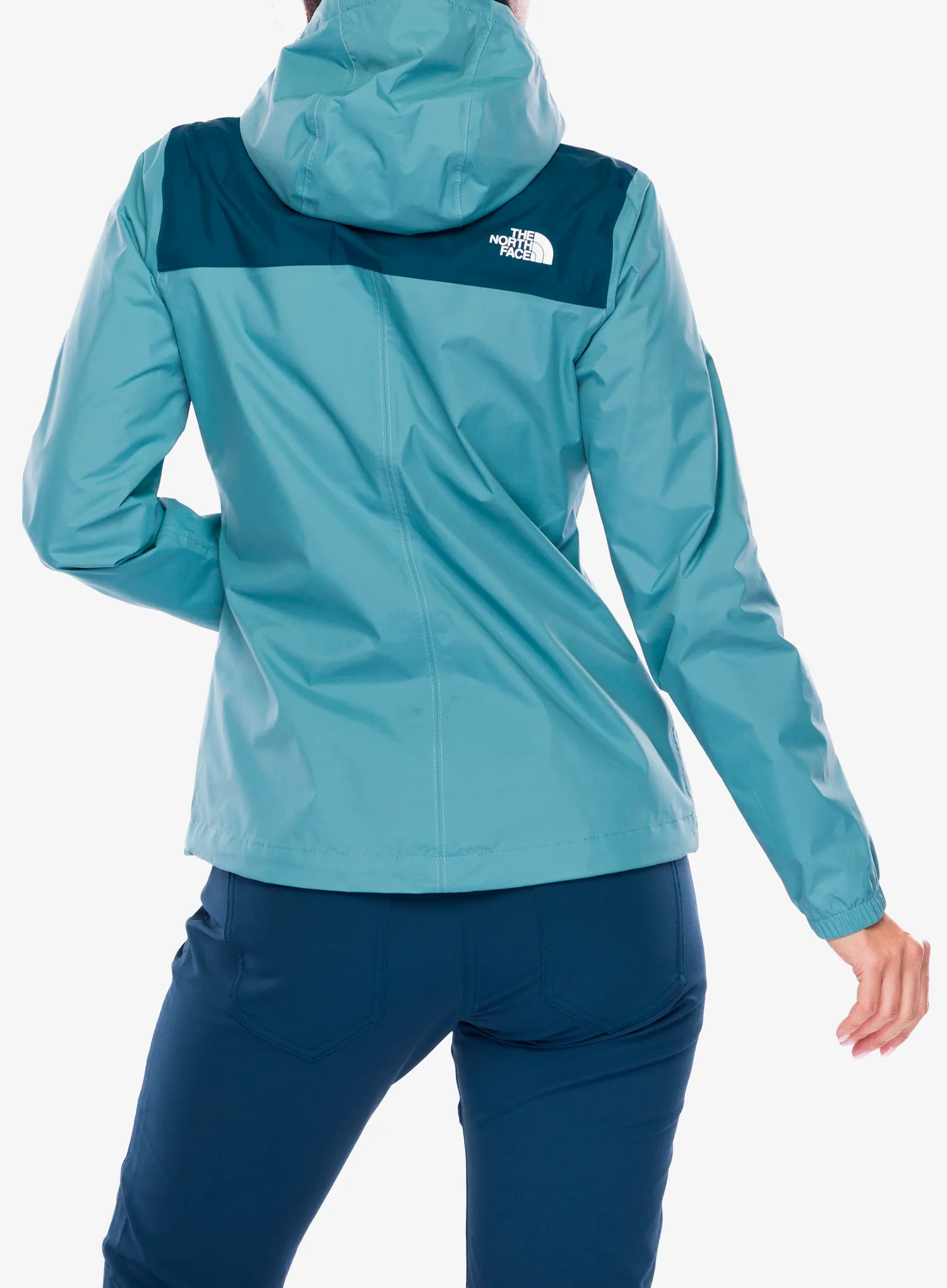 Dámská bunda do deště The North Face Antora Jacket - algae blue/midnight petrol