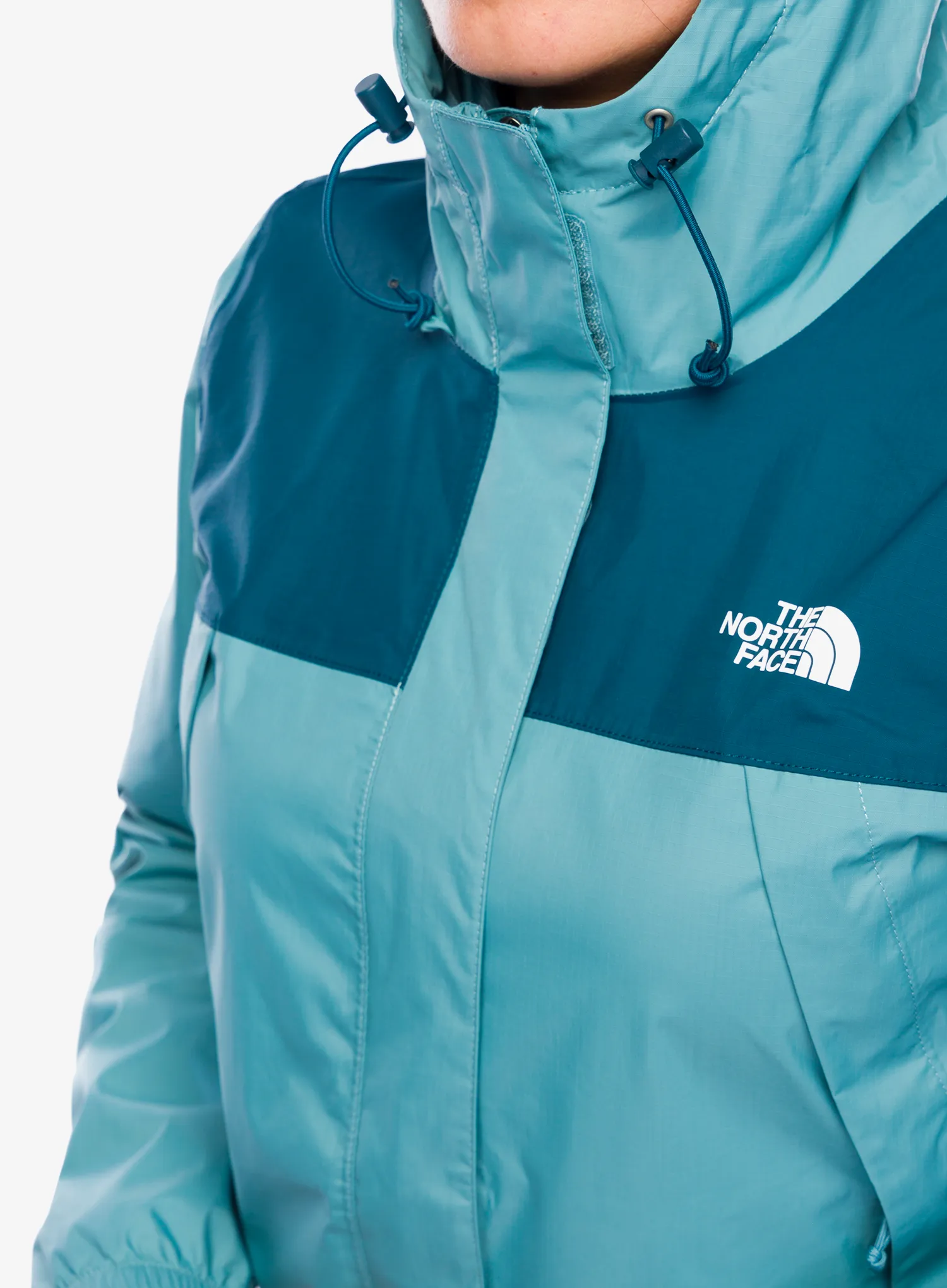 Dámská bunda do deště The North Face Antora Jacket - algae blue/midnight petrol