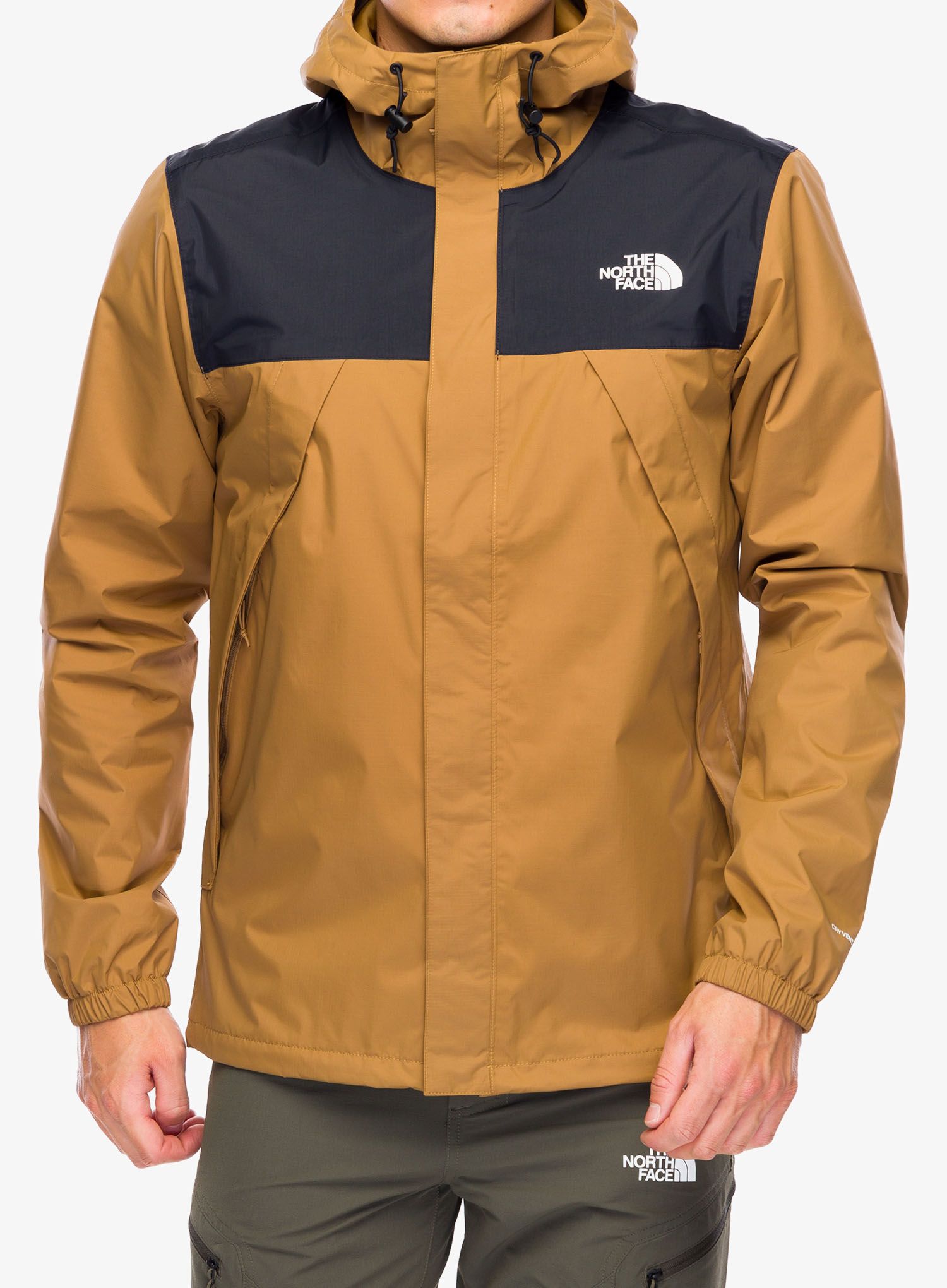 Bunda do deště The North Face Antora Jacket - utility brown/tnf black