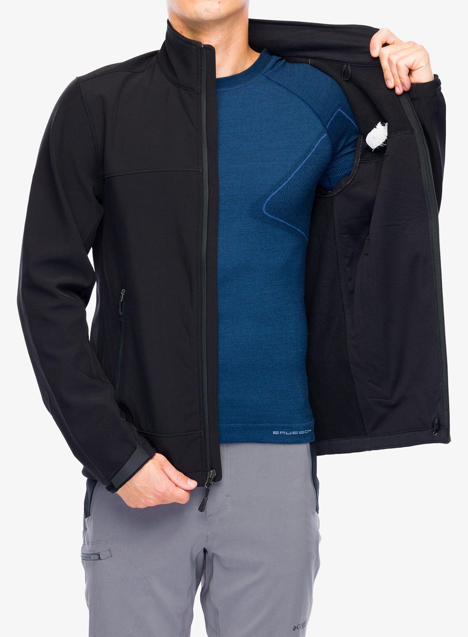 Softshellová bunda The North Face Apex Bionic Jacket - tnf black/tnf white