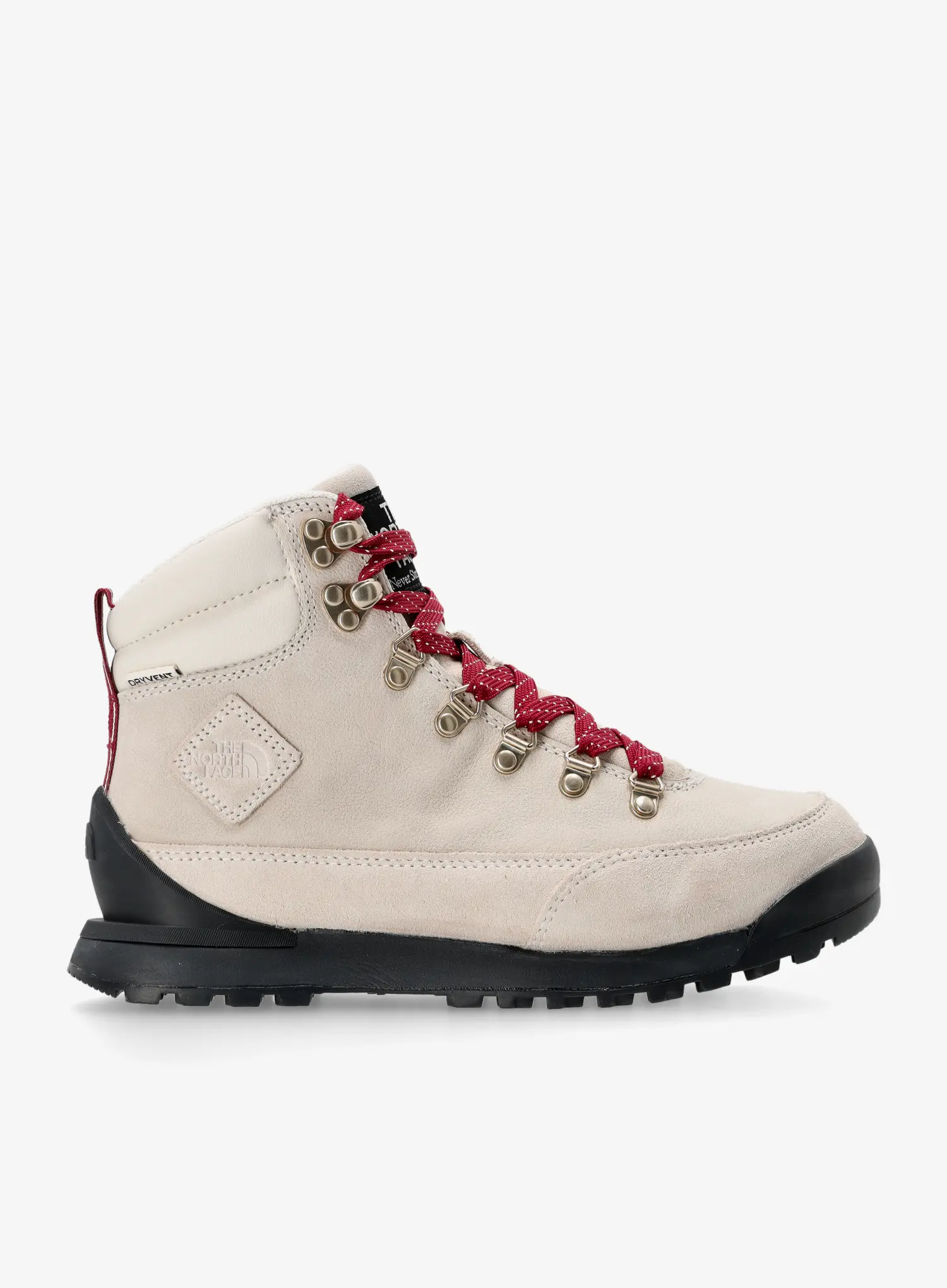 Vycházkové boty dámské The North Face Back-To-Berkeley IV Leather WP - white dune/tnf black