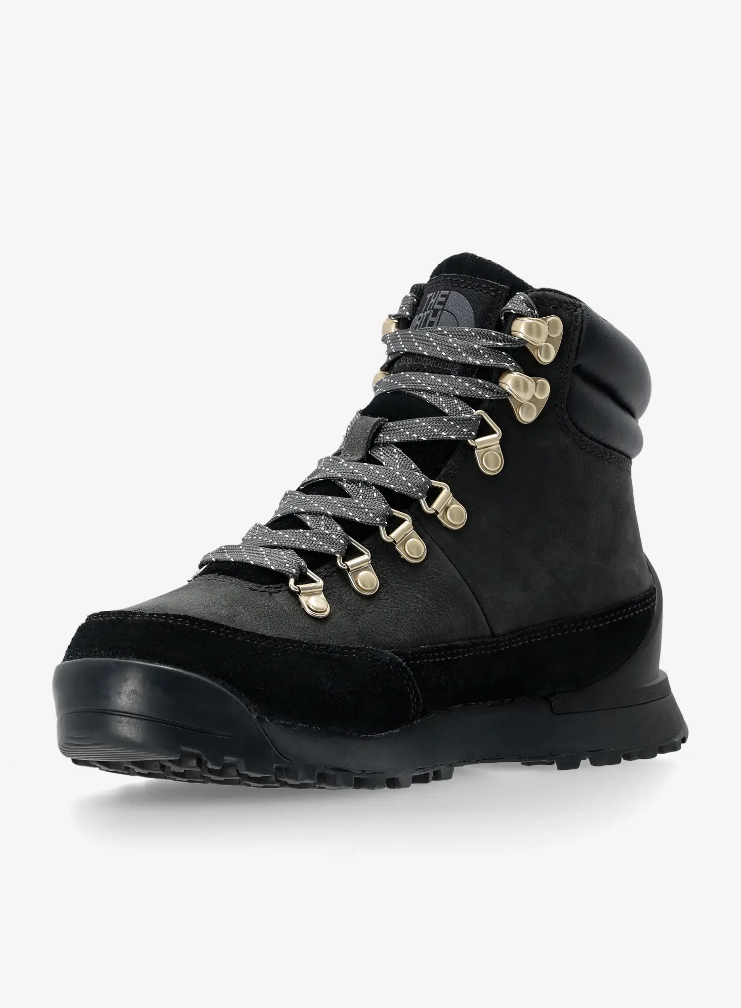 Vycházkové boty dámské The North Face Back-To-Berkeley IV Leather WP - tnf black/tnf black