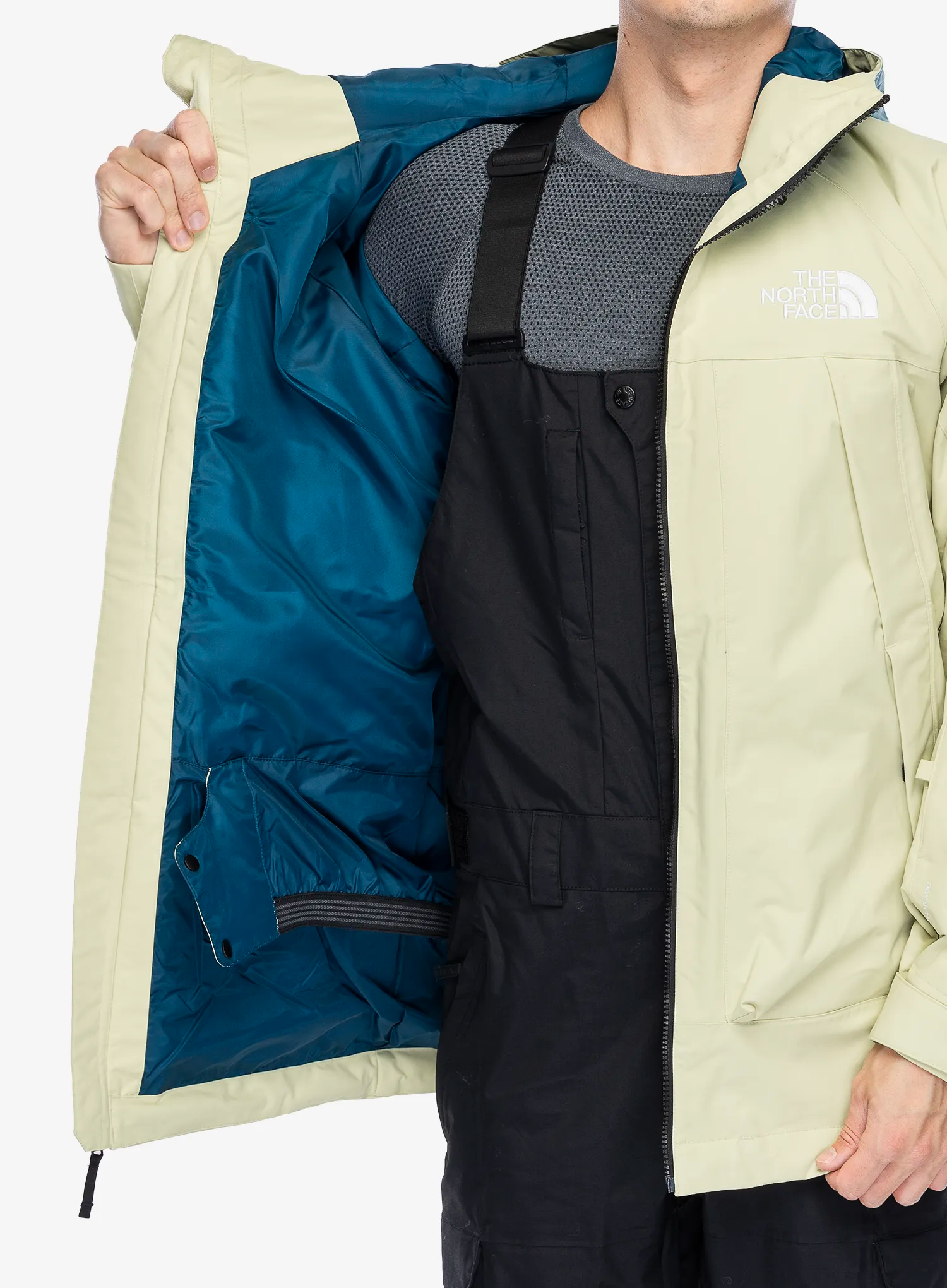 Lyžařská bunda The North Face Balfron Jacket - nettle/algae blue