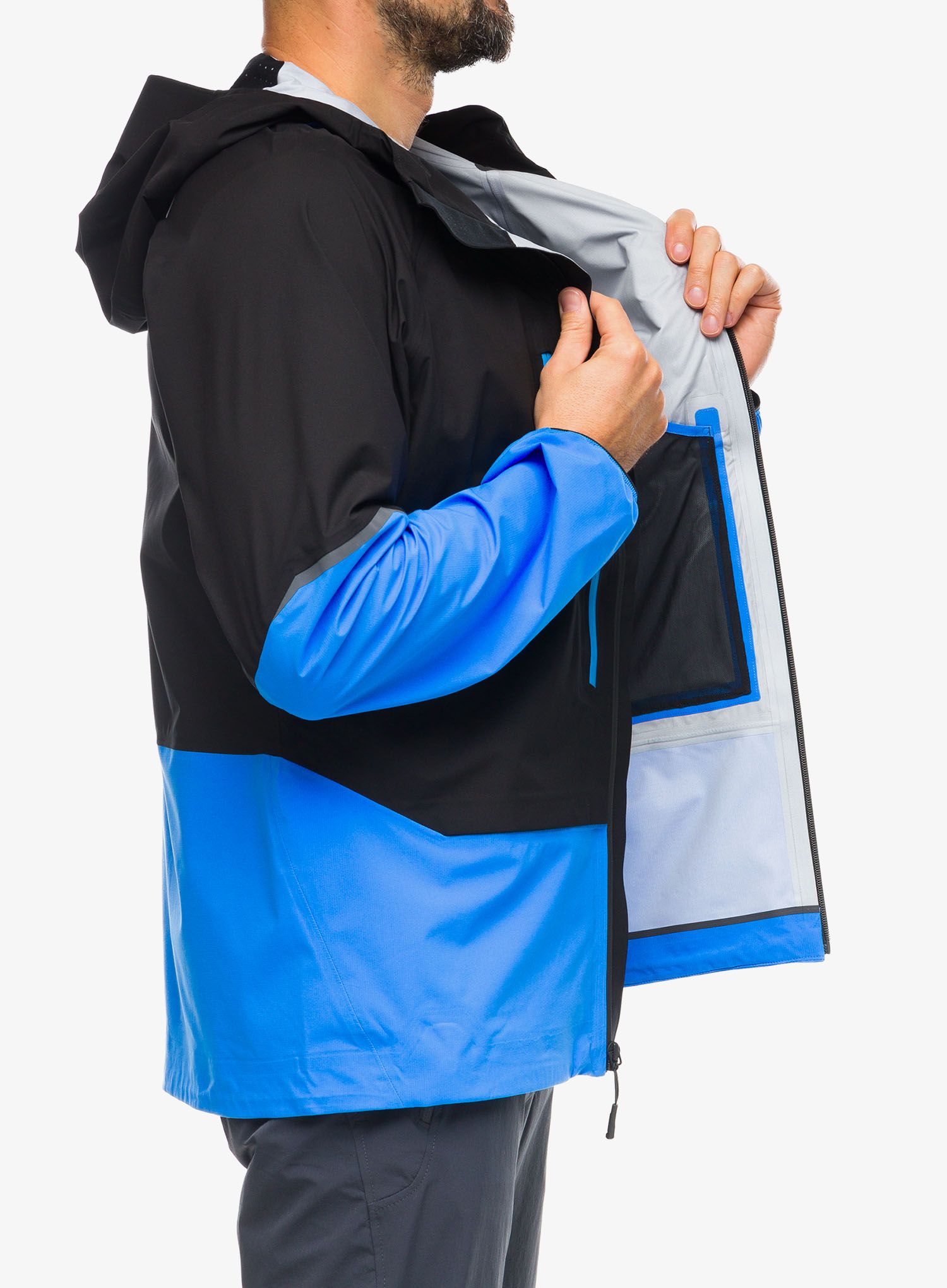 Lyžařská bunda The North Face Balmenhorn FUTURELIGHT Shell - black/optic blue