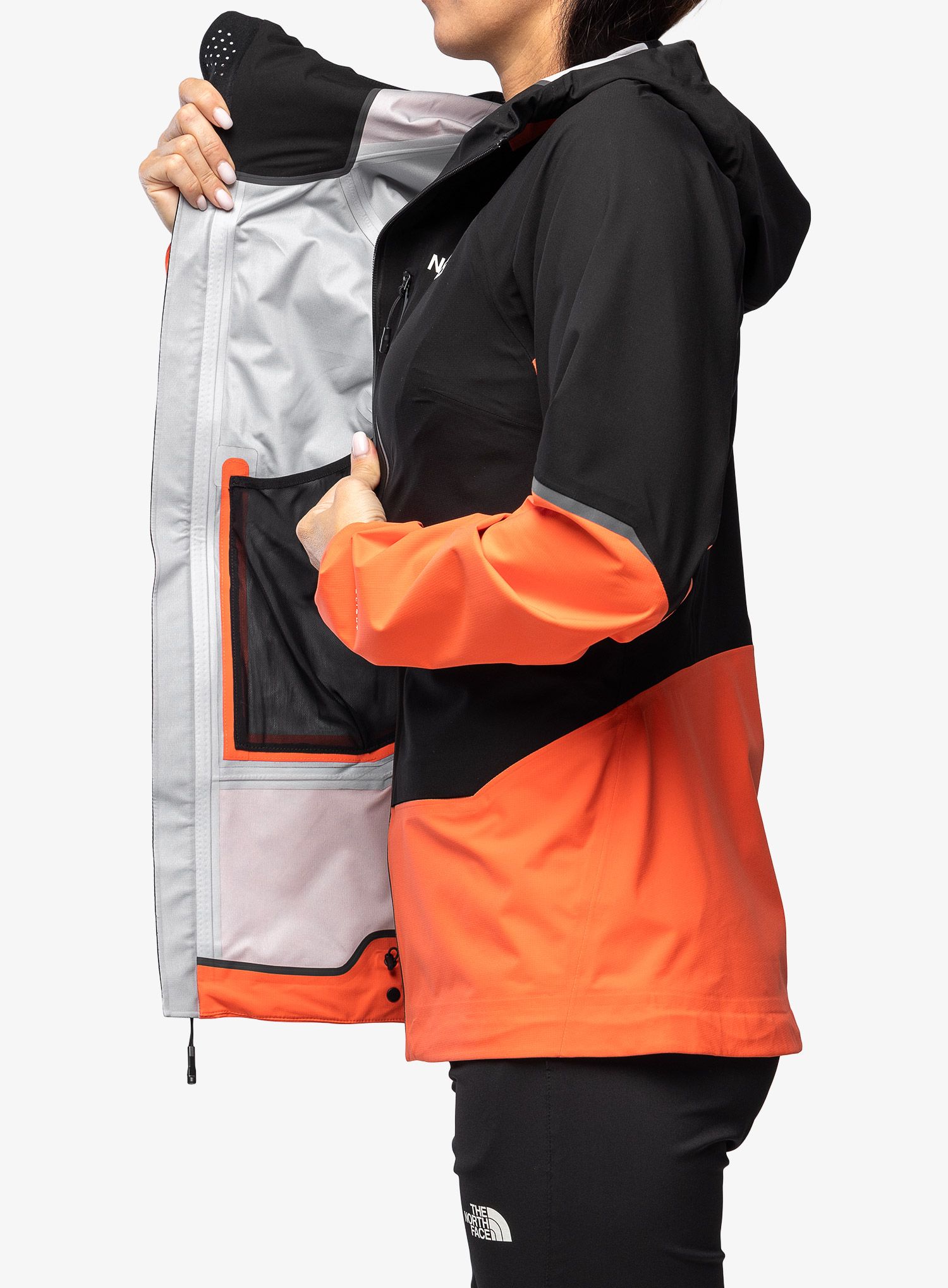 Dámská nepromokavá bunda s membránou The North Face Balmenhorn FUTURELIGHT Shell - black/orange