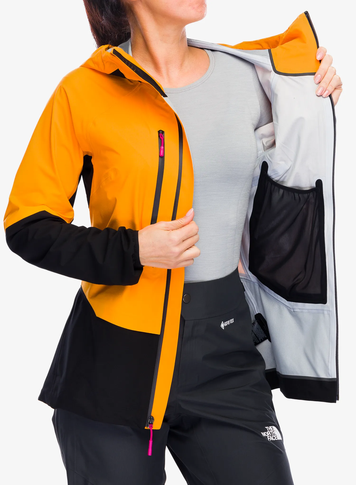 Dámská bunda do deště The North Face Balmenhorn Futurelight Shell - apricot glaze/tnf black