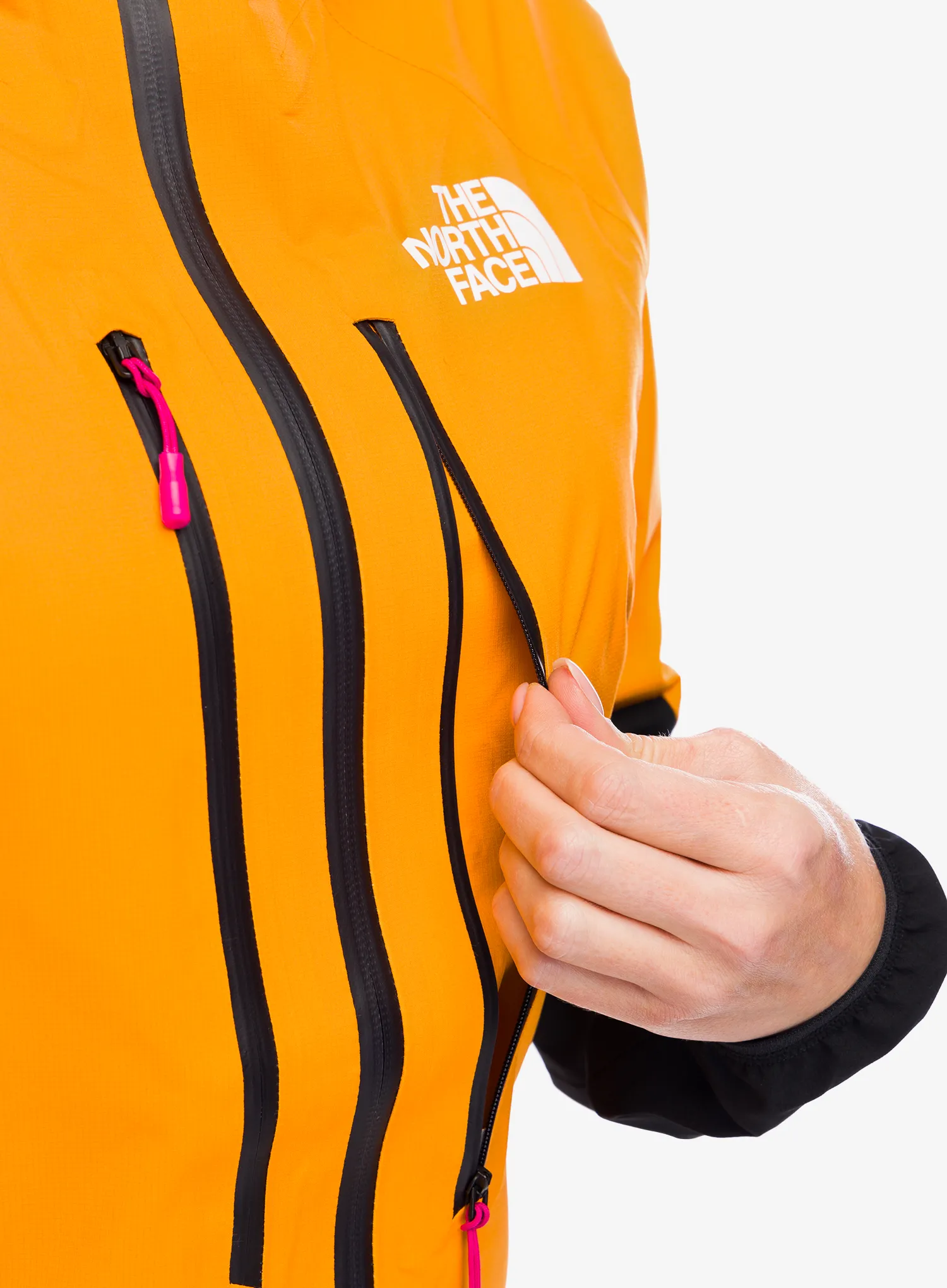 Dámská bunda do deště The North Face Balmenhorn Futurelight Shell - apricot glaze/tnf black