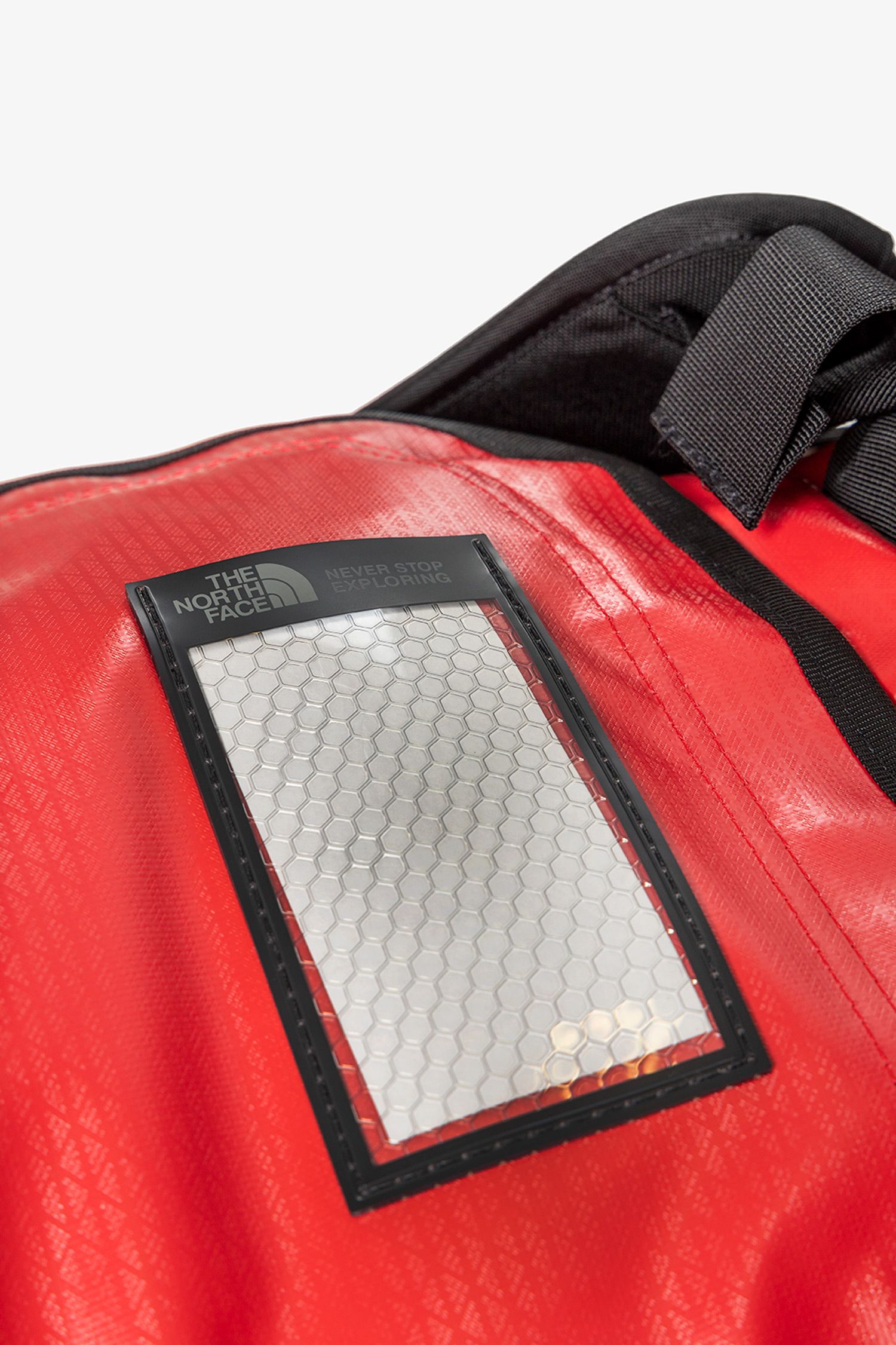Expediční taška The North Face Base Camp Duffel M - red/black