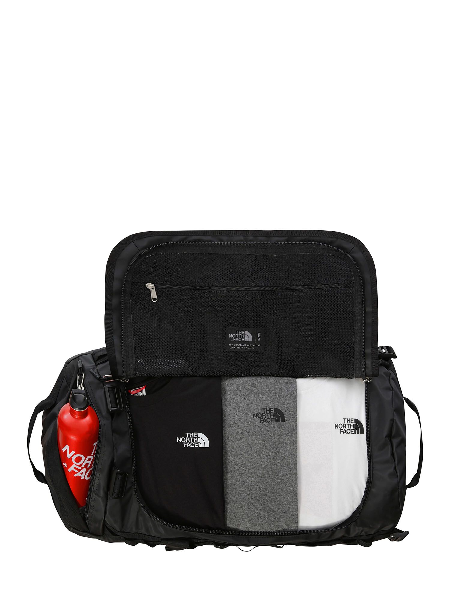 Cestovní taška The North Face Base Camp Duffel M - tnf black/tnf white