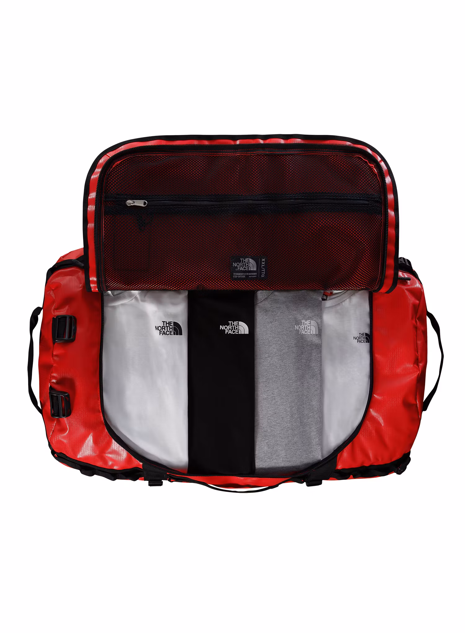 Cestovní taška The North Face Base Camp Duffel XXL - tnf red/tnf black