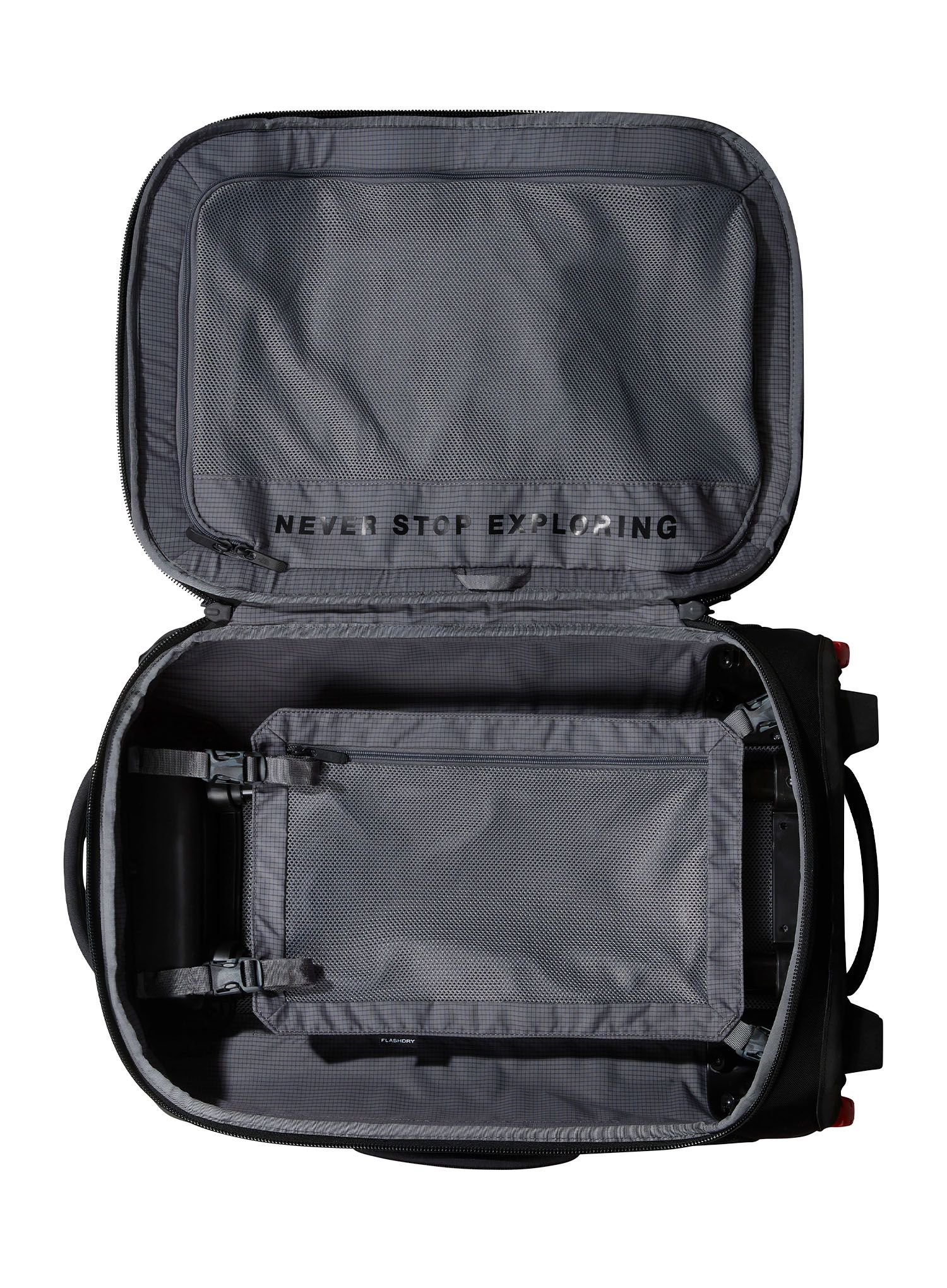 Cestovní kufr The North Face Base Camp Rolling Thunder 22 - tnf black/tnf white