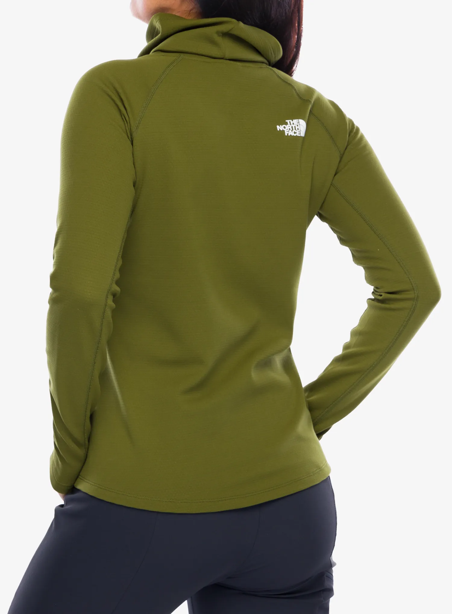 Dámská funkční mikina The North Face Baselayer Dragline LS - forest olive