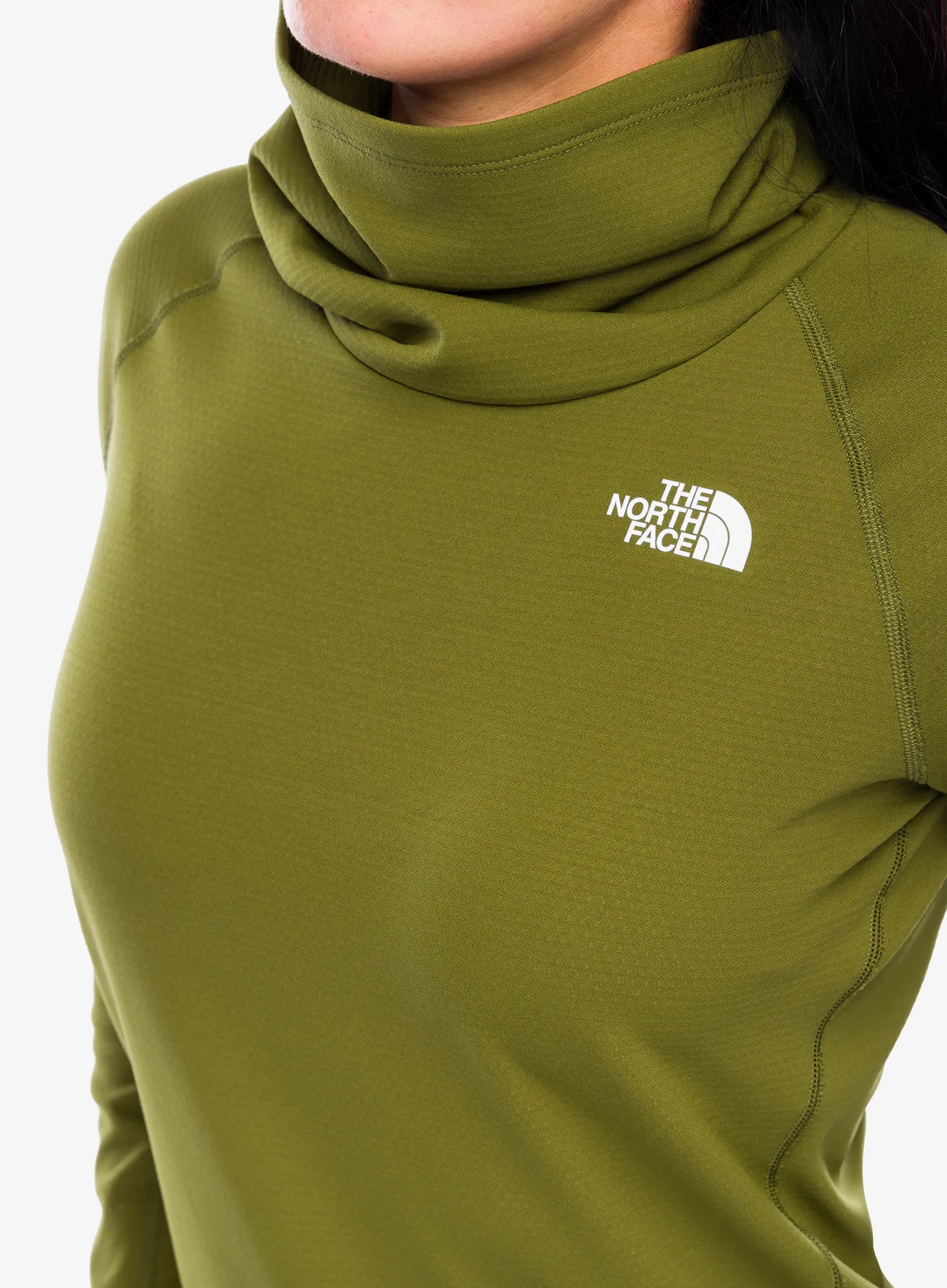 Dámská funkční mikina The North Face Baselayer Dragline LS - forest olive