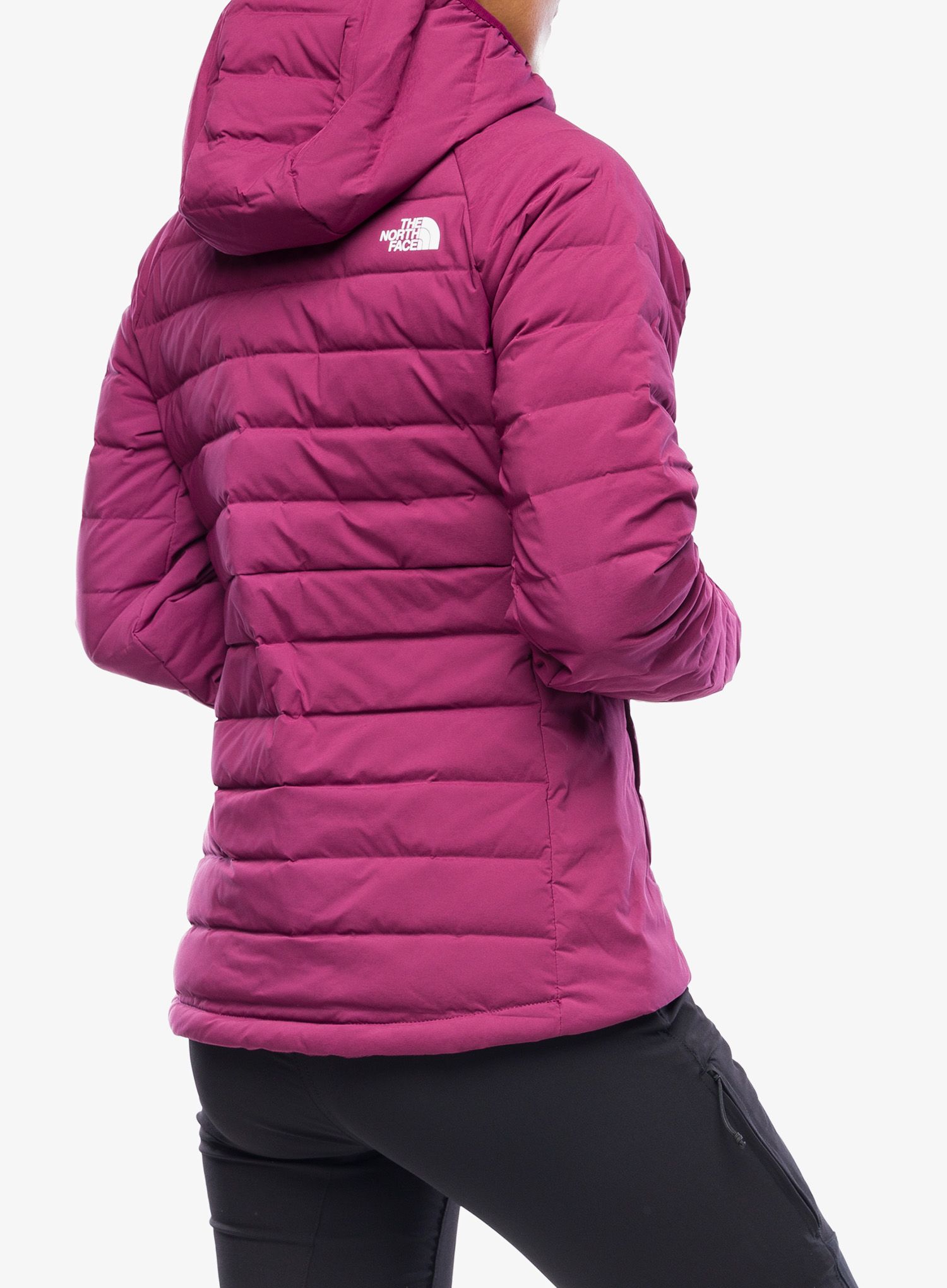 Dámská bunda The North Face Belleview Stretch Down Hoodie - boysenberry