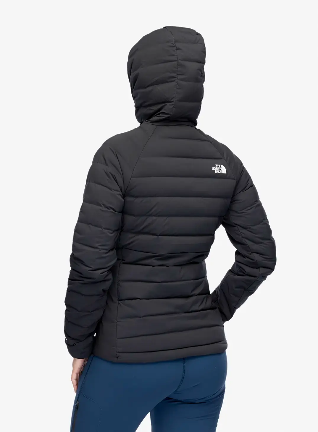 Dámská péřová bunda The North Face Belleview Stretch Down Hoodie - tnf black