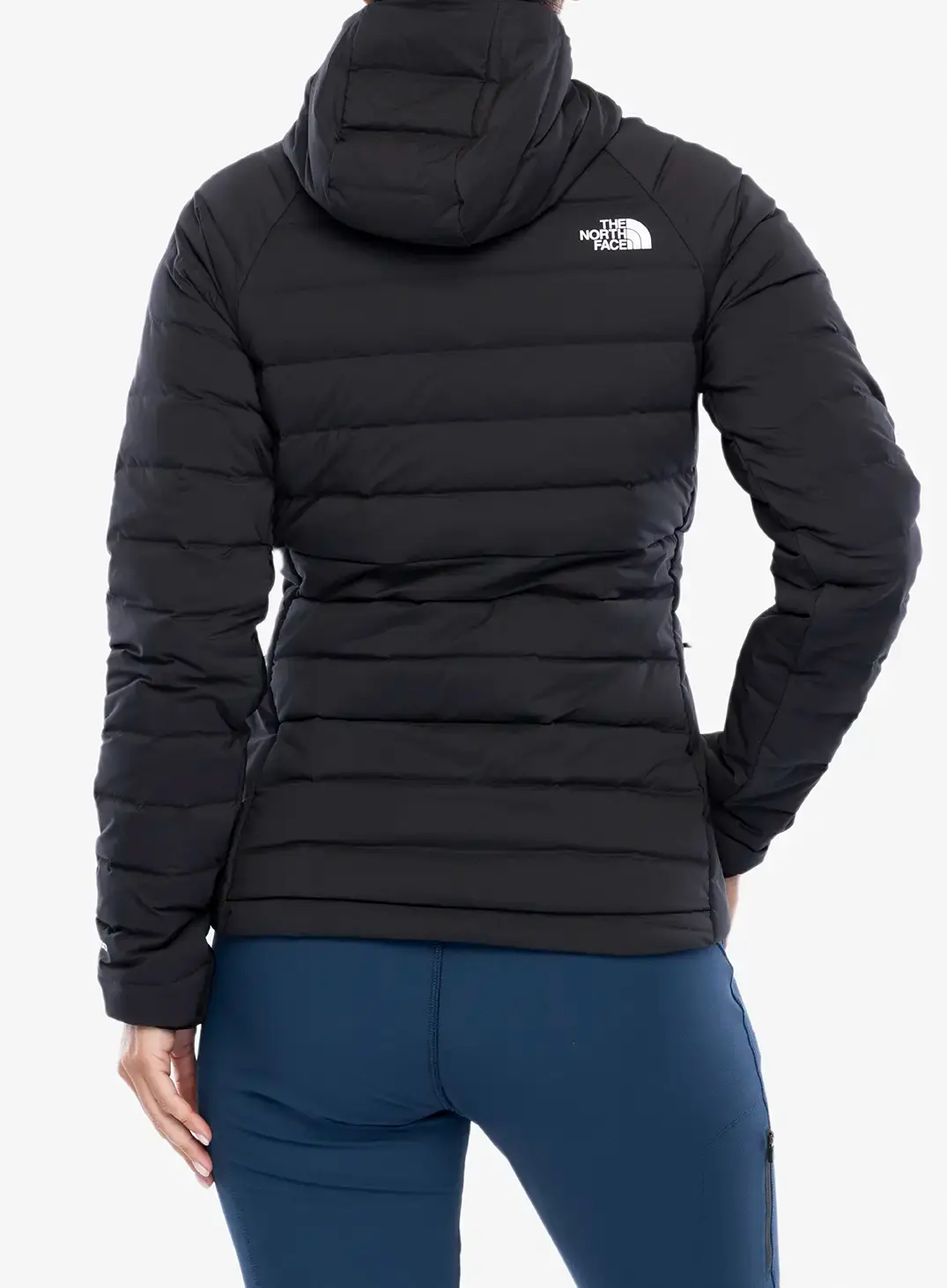 Dámská péřová bunda The North Face Belleview Stretch Down Hoodie - tnf black