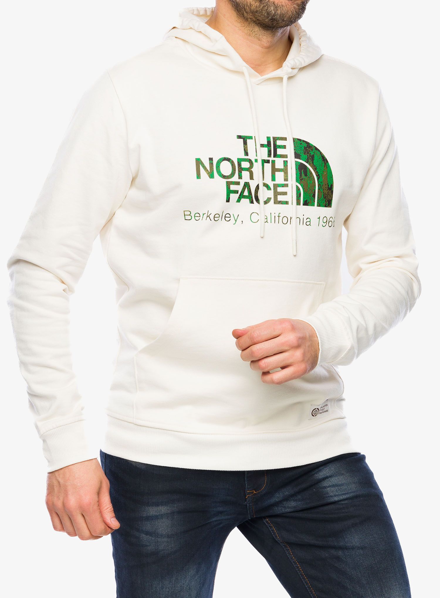 Mikina s kapucí The North Face Berkeley California Hoodie - white dune