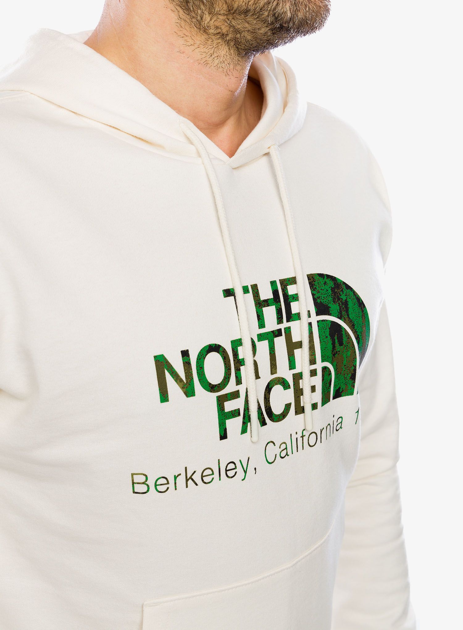 Mikina s kapucí The North Face Berkeley California Hoodie - white dune