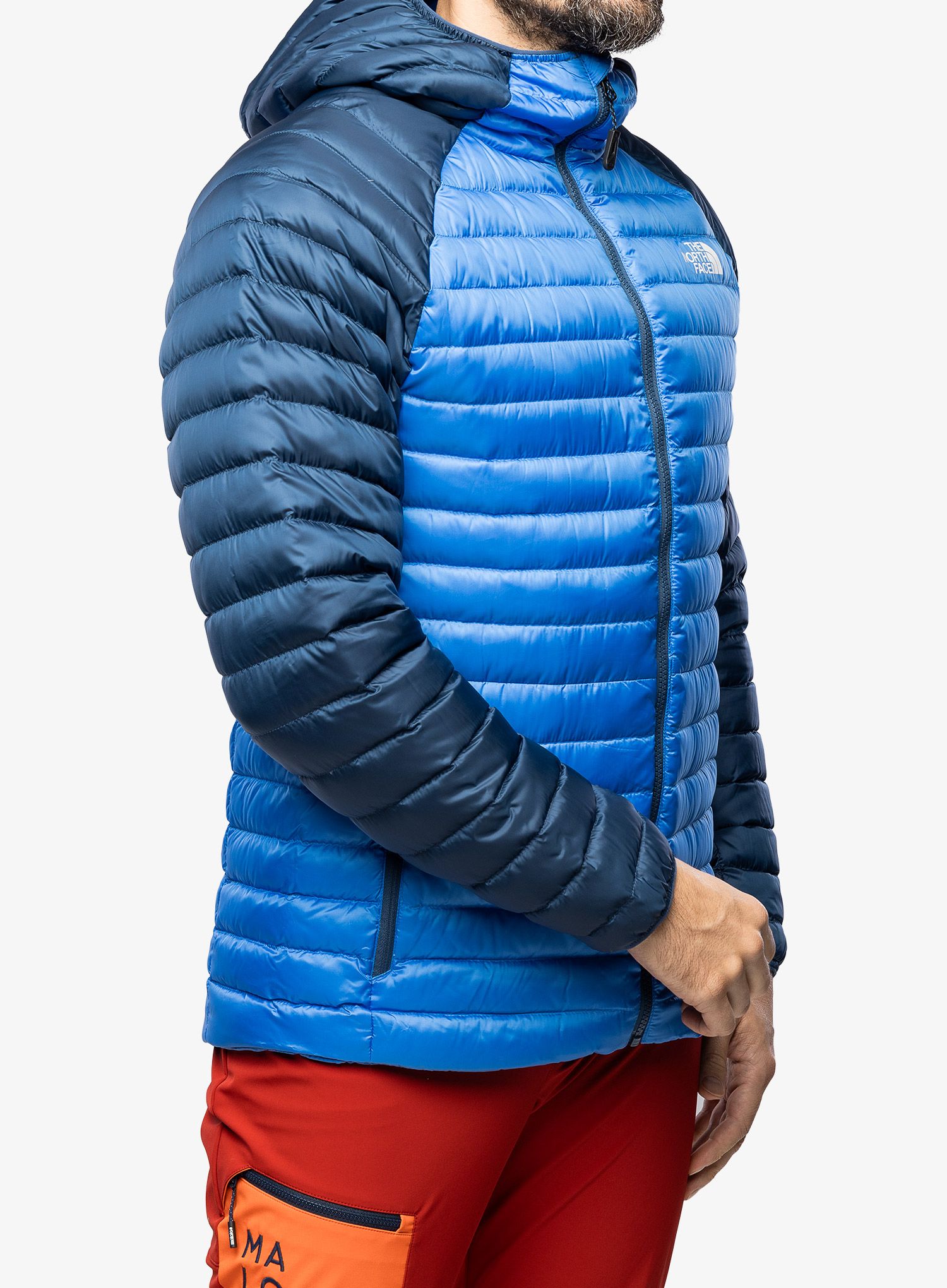 Péřová bunda pánská The North Face Bettaforca LT Down Hoodie - optic blue