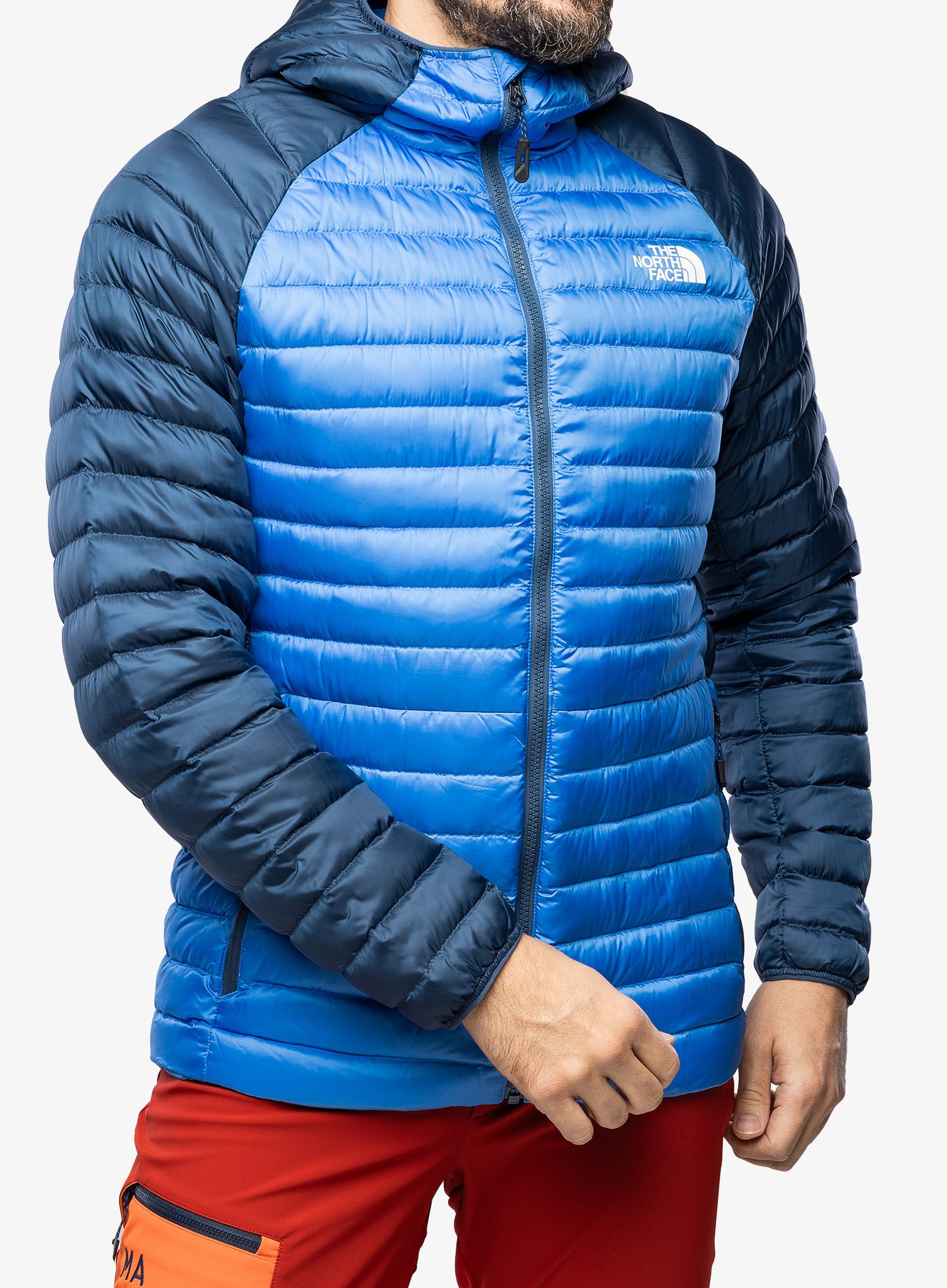 Péřová bunda pánská The North Face Bettaforca LT Down Hoodie - optic blue