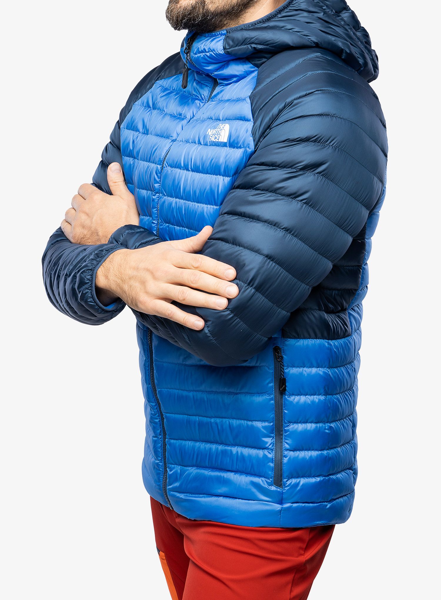 Péřová bunda pánská The North Face Bettaforca LT Down Hoodie - optic blue