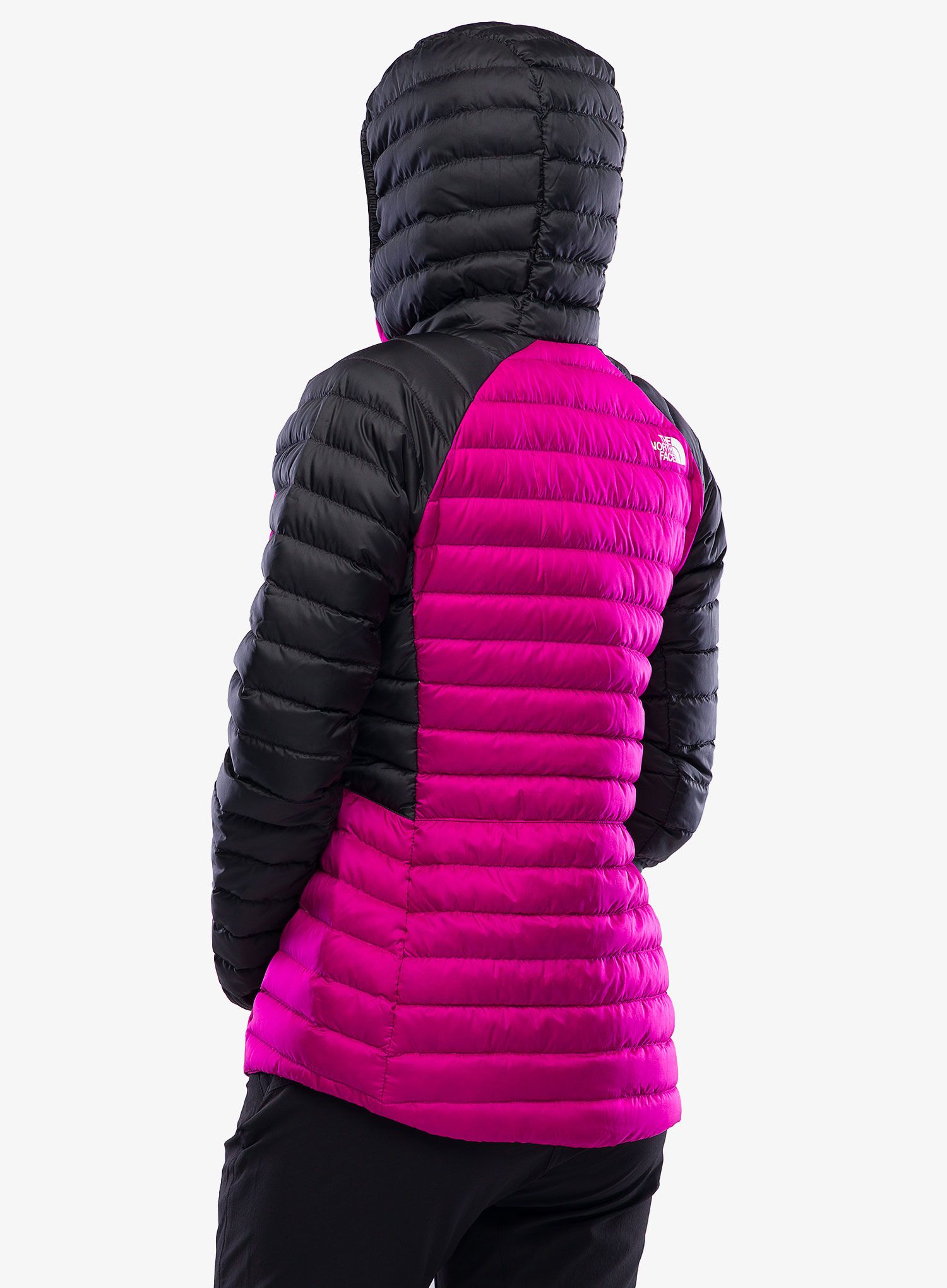 Dámská bunda The North Face Bettaforca LT Down Hoodie - pink/black